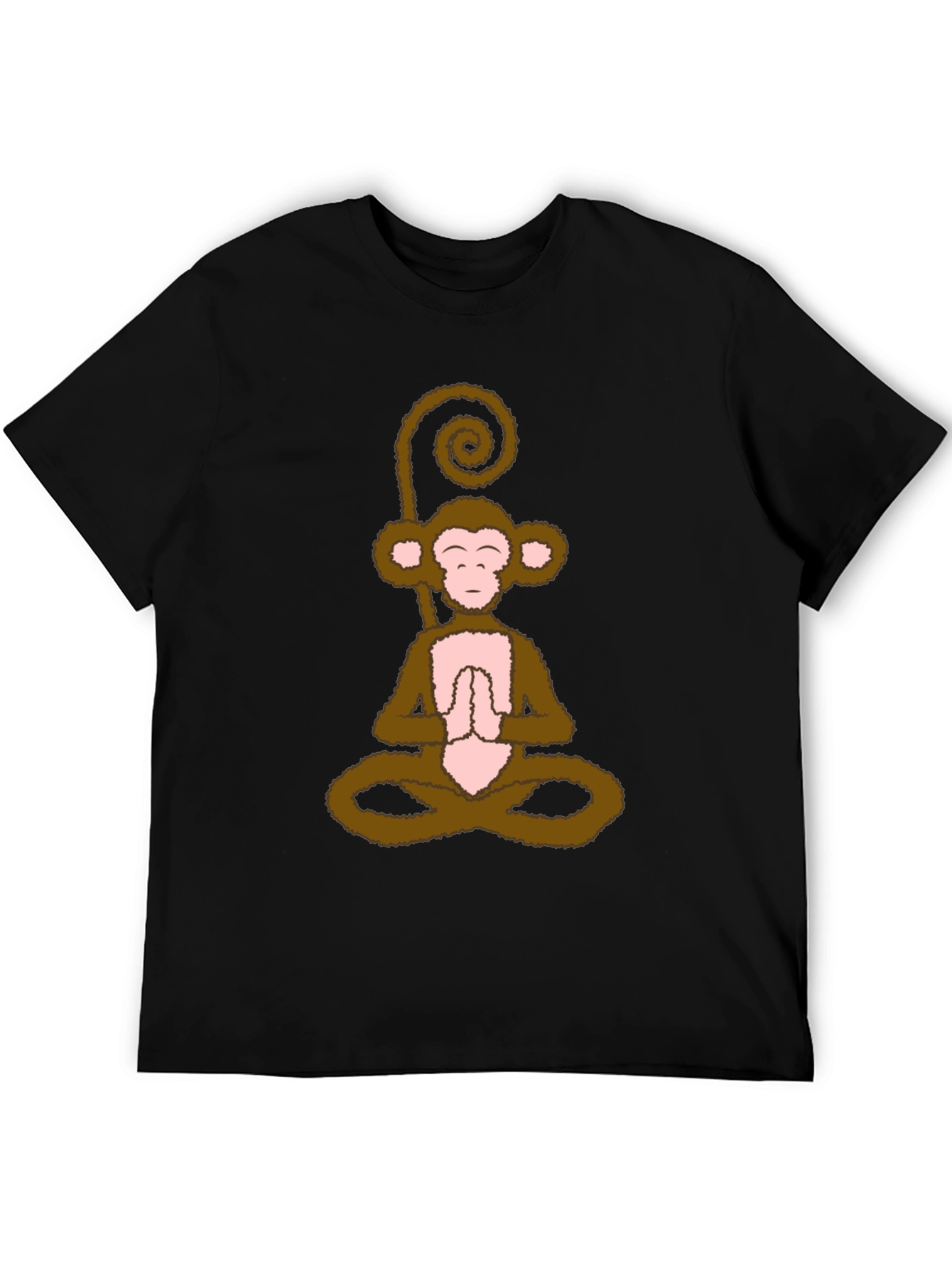 Yoga Monkey T-Shirt - Meditating Primate Tee