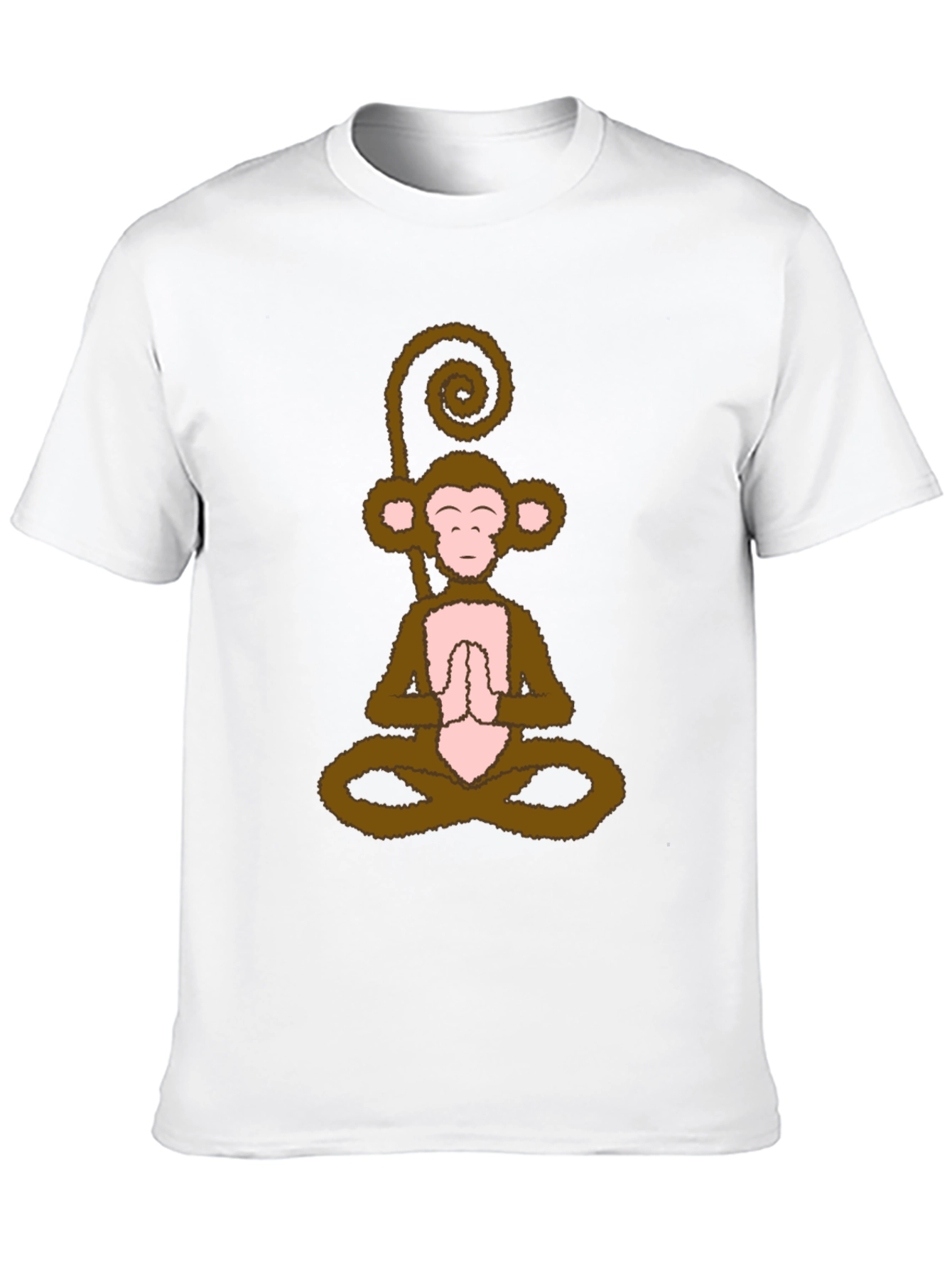Yoga Monkey T-Shirt - Meditating Primate Tee