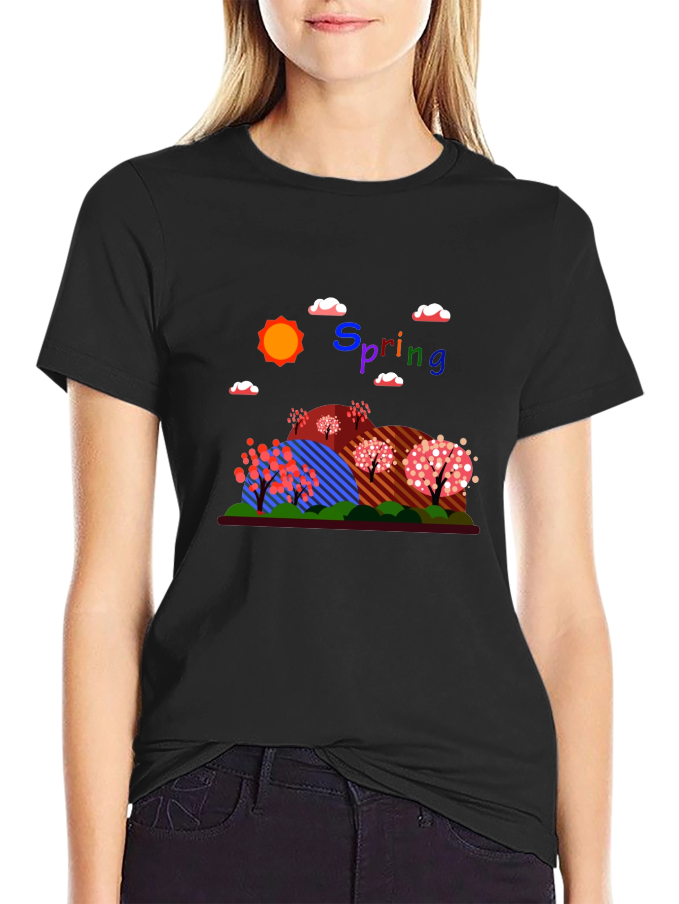Spring Landscape Graphic Tee - Unisex