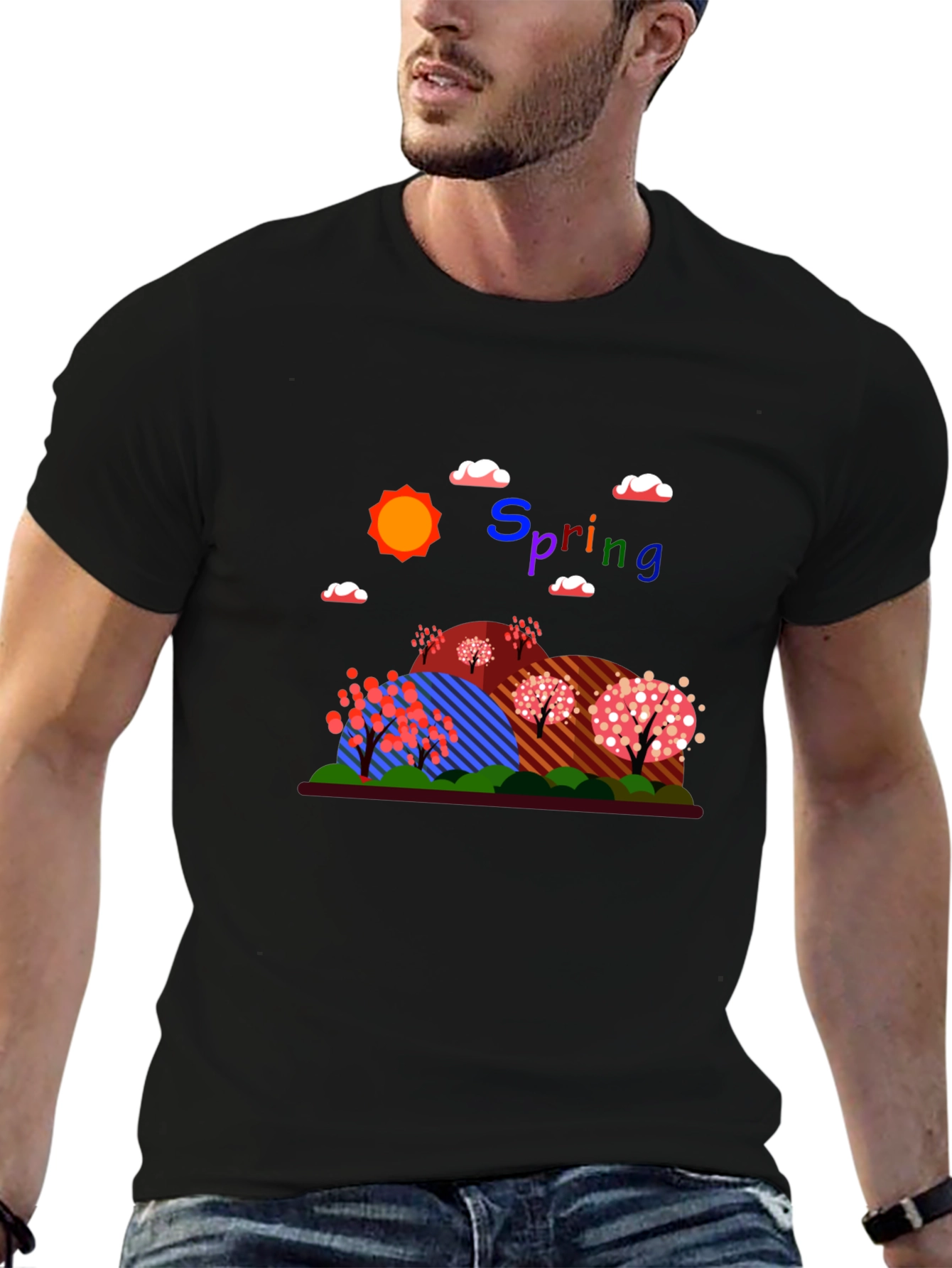 Spring Landscape Graphic Tee - Unisex