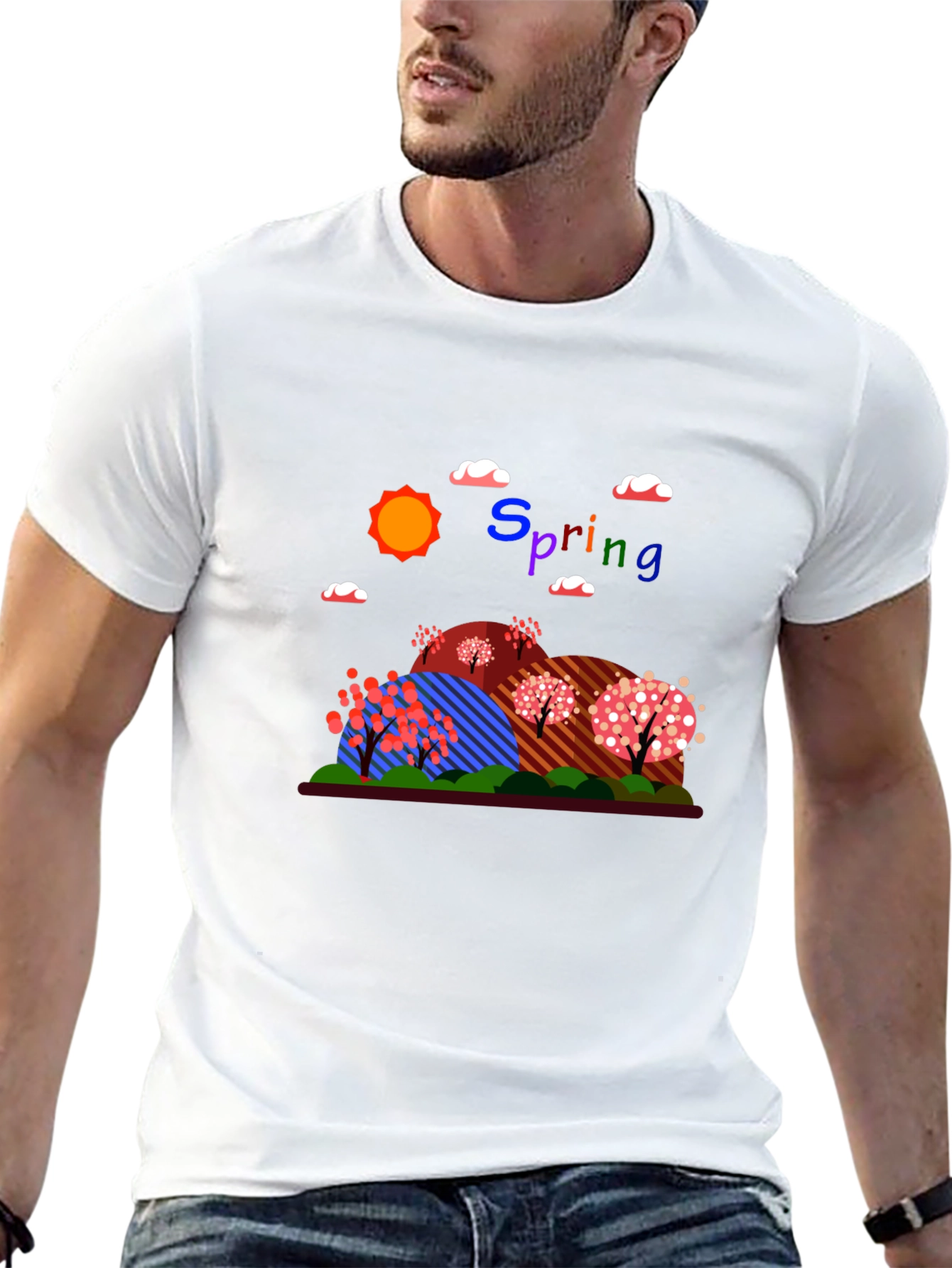 Spring Landscape Graphic Tee - Unisex