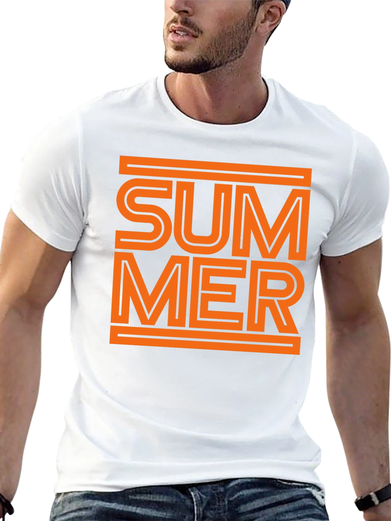 Summer Graphic Tee - Stylish Black T-Shirt