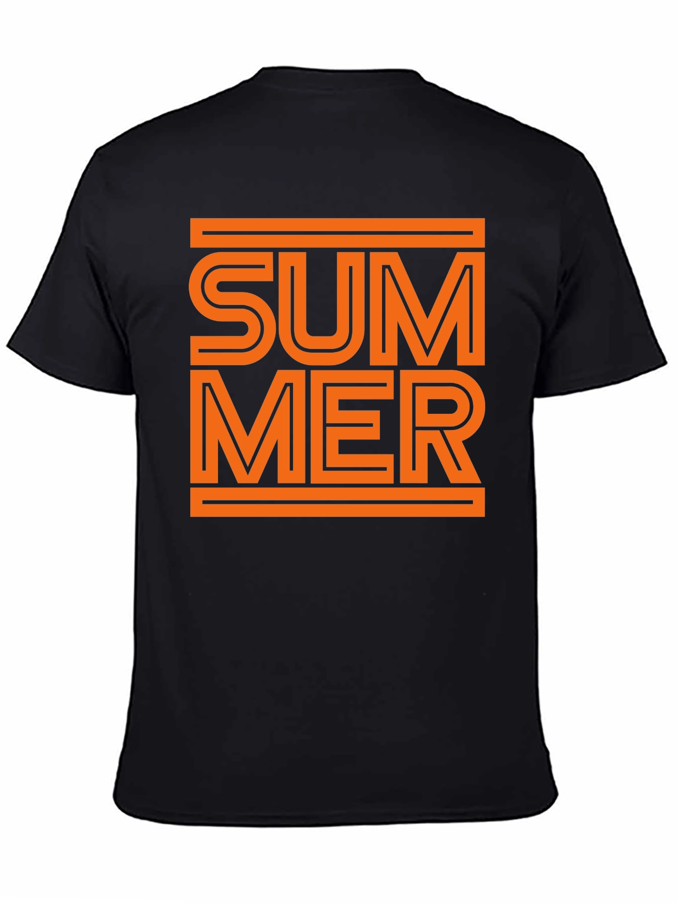 Summer Graphic Tee - Stylish Black T-Shirt