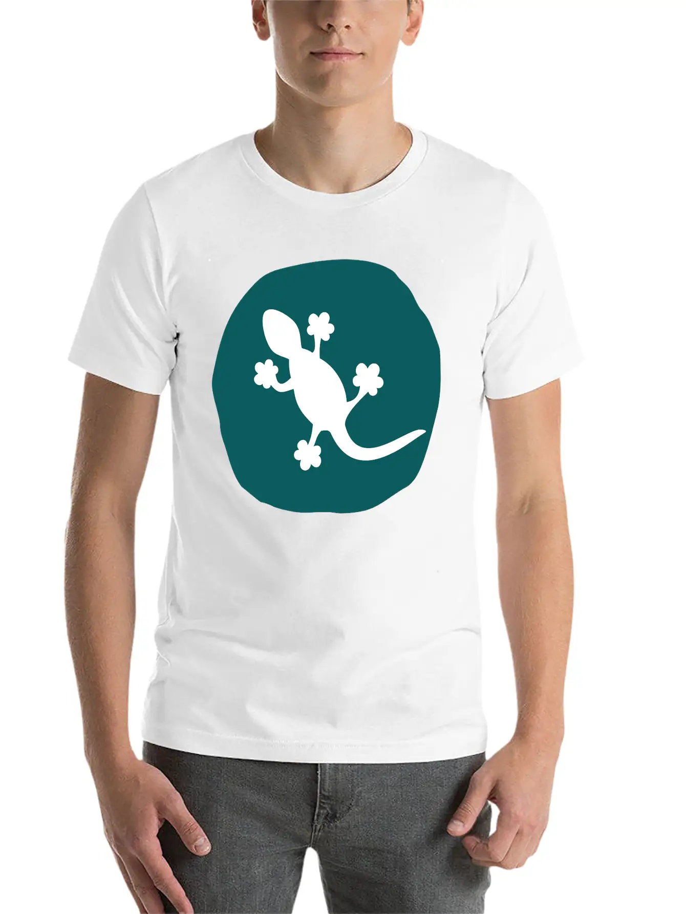 Salamander Gecko Reptile Nature Rainforest Gift Soft Cotton Short Sleeve Tee – Unisex Wardrobe Staple