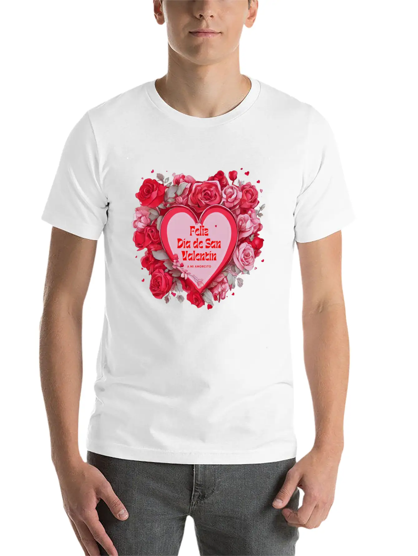 San Valentín Classic Fit Graphic Tee For Daily Comfort – Unisex Cotton Shirt