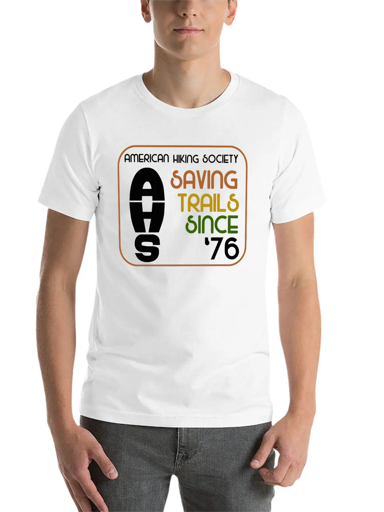 Saving Trails Since '76 Unisex Casual T-Shirt – Clean Design For Daily Comfort