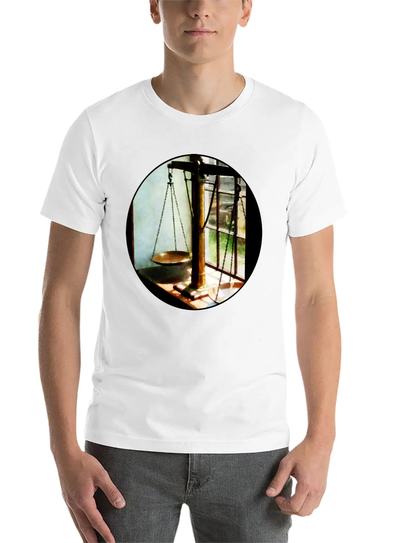 Scales Of Justice Soft Cotton Short Sleeve Tee – Unisex Wardrobe Staple