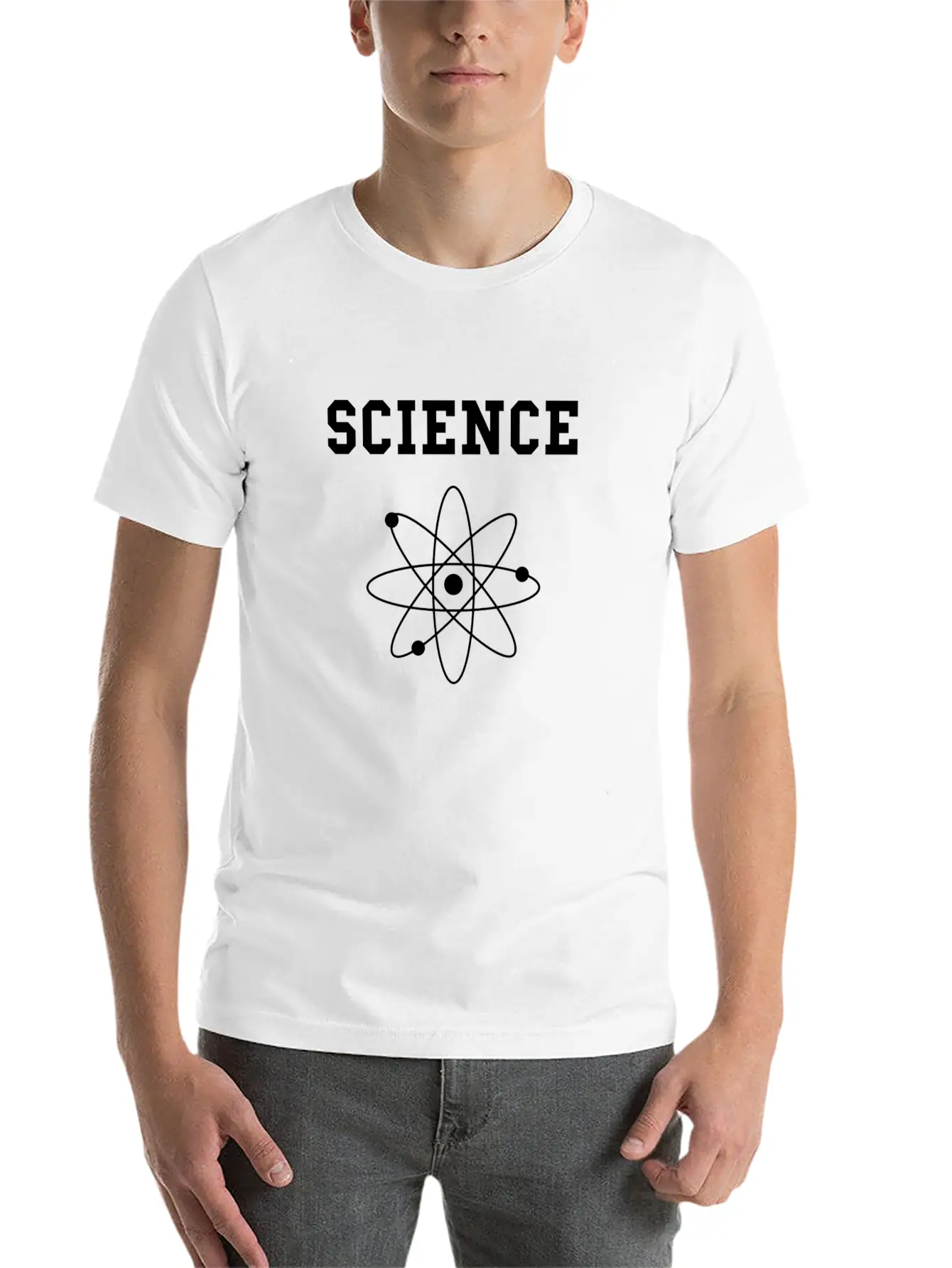 Science Atom Soft Cotton Short Sleeve Tee – Unisex Wardrobe Staple