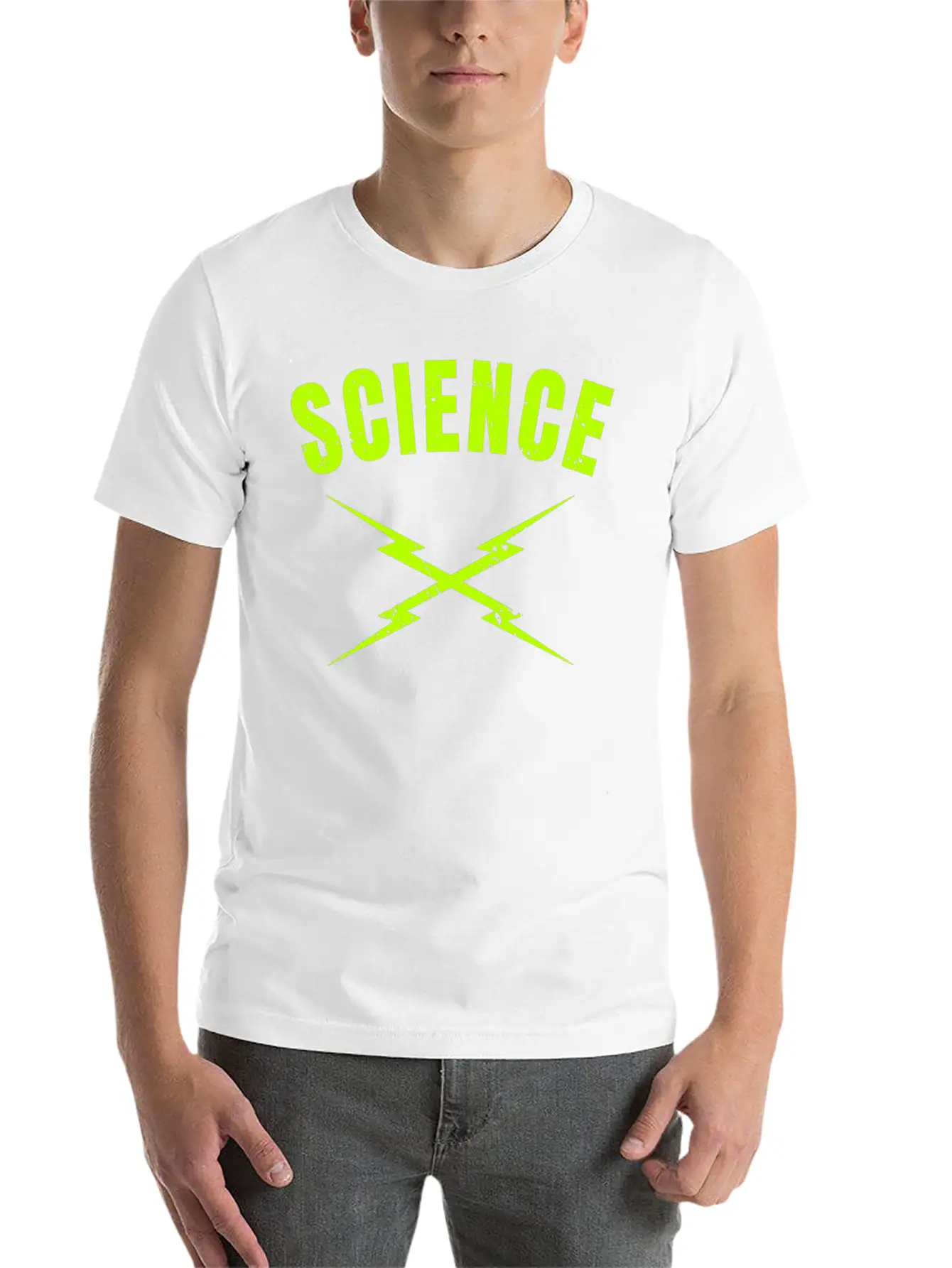 Science Lightning Bolts Soft Cotton Short Sleeve Tee – Unisex Wardrobe Staple