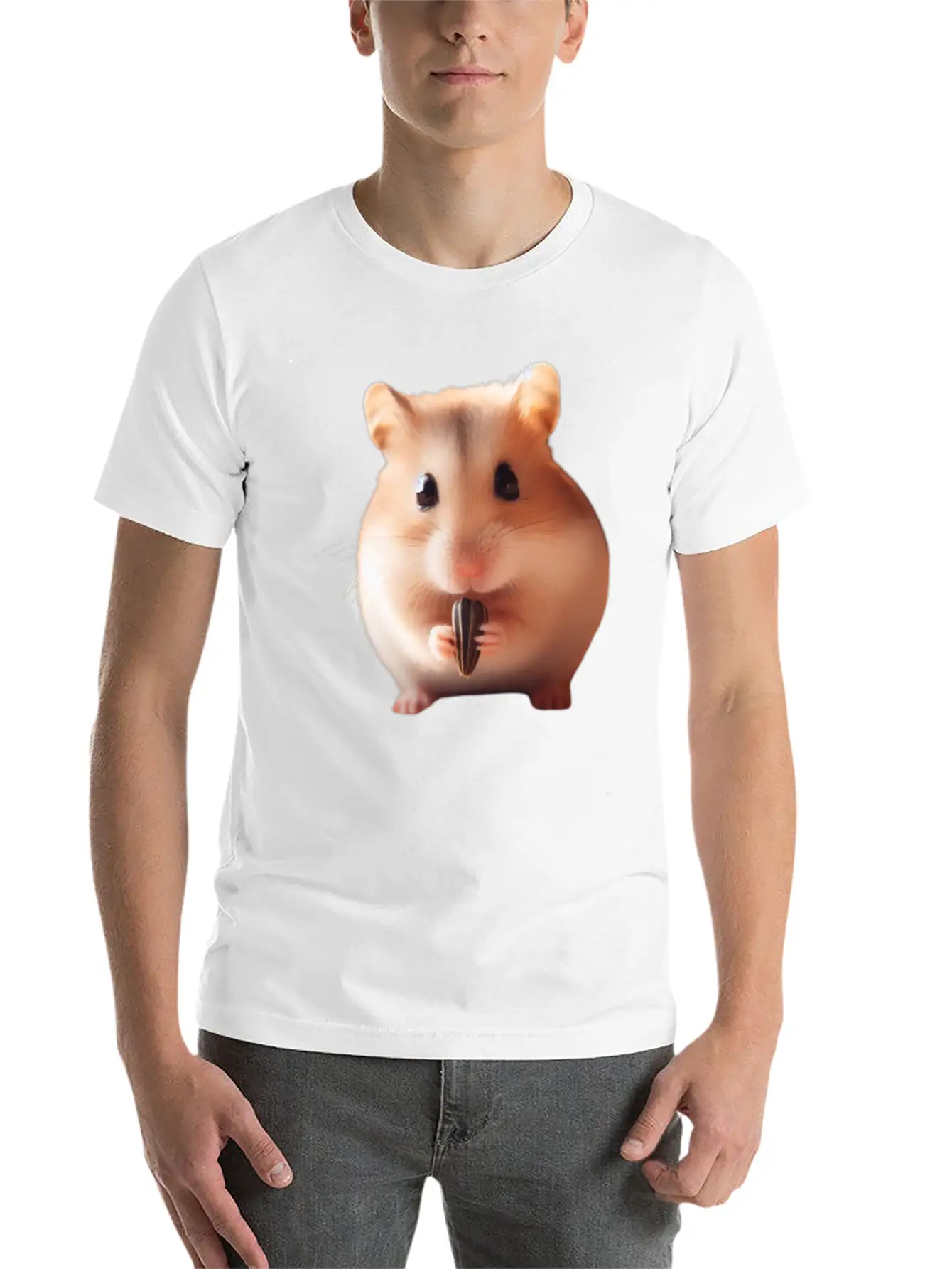 Seeds & Hamsters Essential Cotton Tee For Daily Outfits – Unisex Style