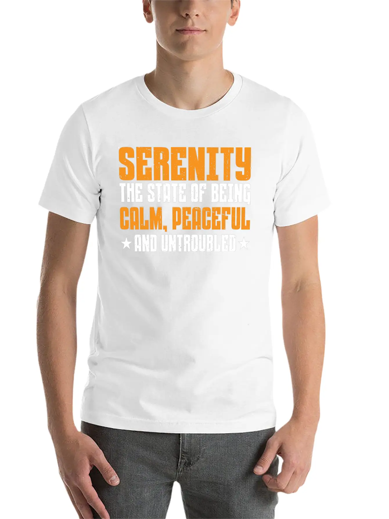 Serenity, Being Calm, Peaceful, And Untroubled 3 Essential Cotton Tee For Daily Outfits – Unisex Style