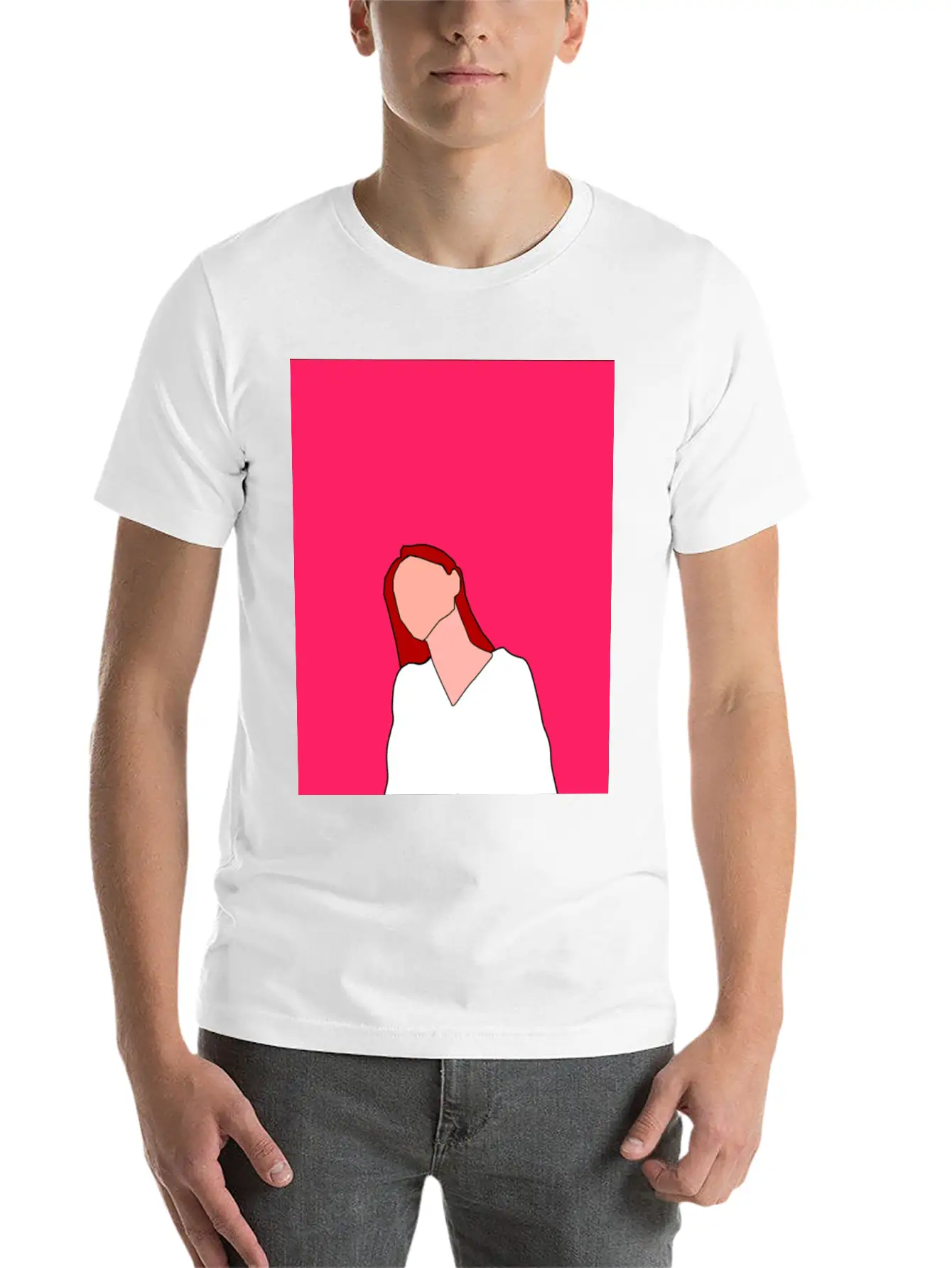 Shades Of Pink Classic Fit Graphic Tee For Daily Comfort – Unisex Cotton Shirt