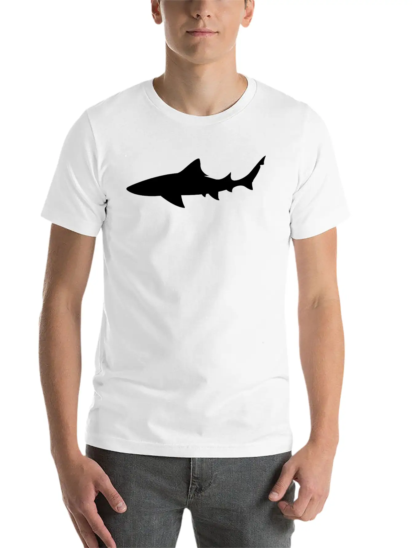 Shark Stylish Everyday T-Shirt – Unisex Basic Cotton Tee