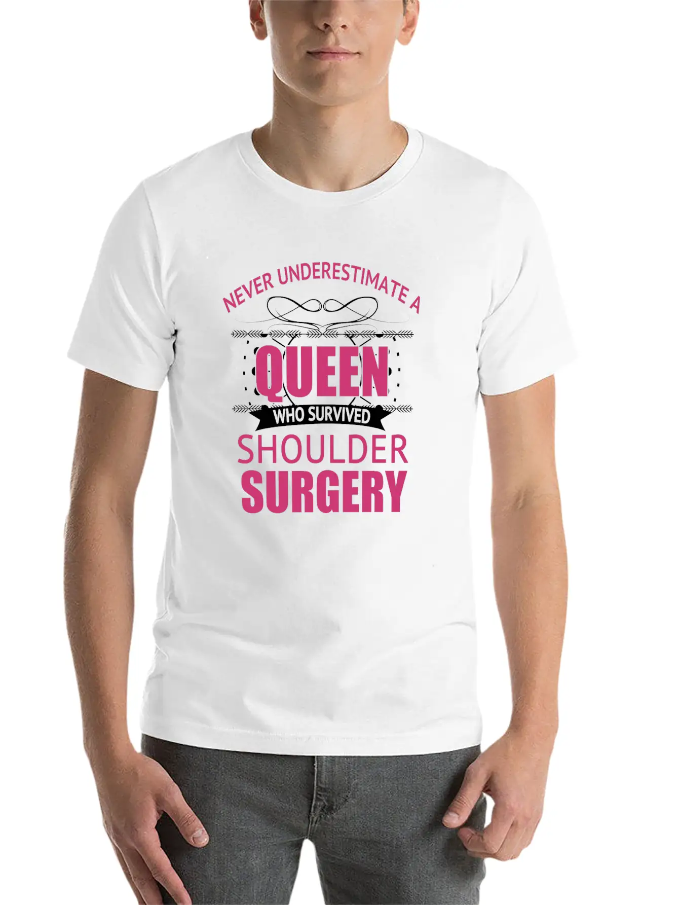Shoulder Surgery Recovery For Women Essential Cotton Tee For Daily Outfits – Unisex Style