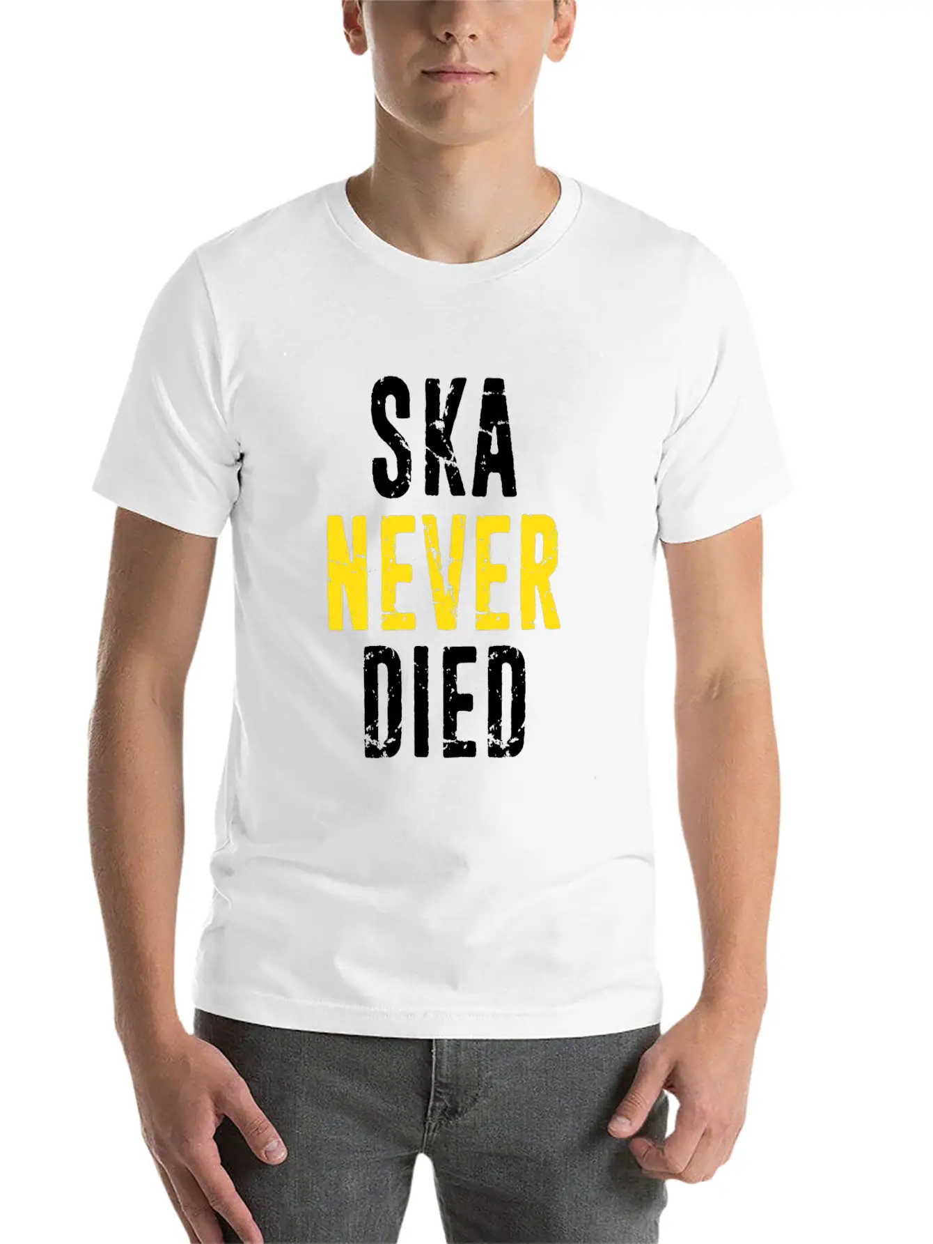 Ska Never Died Jamaica Jamaican Punk Emo Skater Di Basic Graphic T-Shirt – Daily Comfort In Soft Cotton