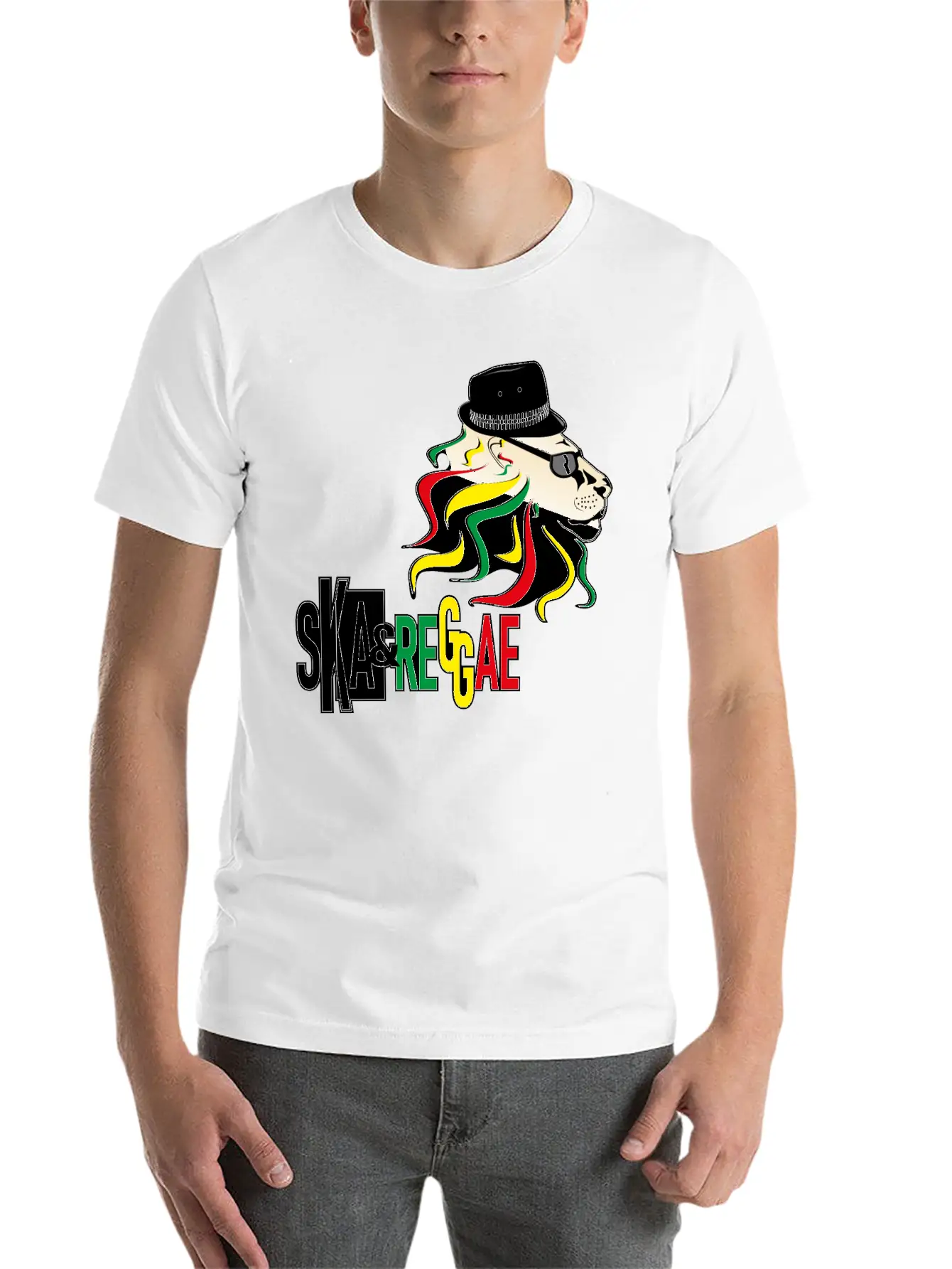 Ska & Reggae Comfortable Minimalist Graphic Tee – Summer Style Essential