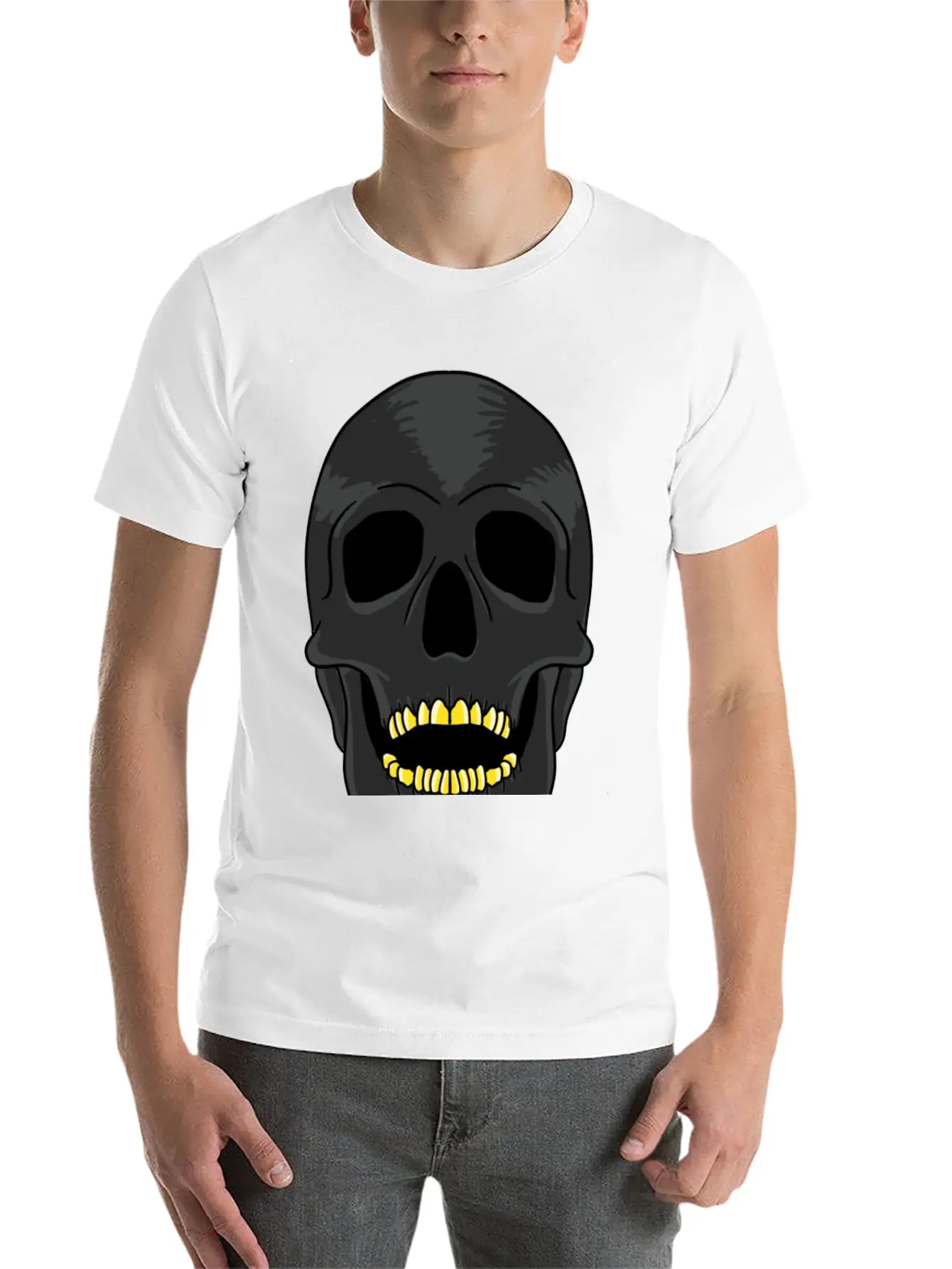 Skull Soft Cotton Short Sleeve Tee – Unisex Wardrobe Staple