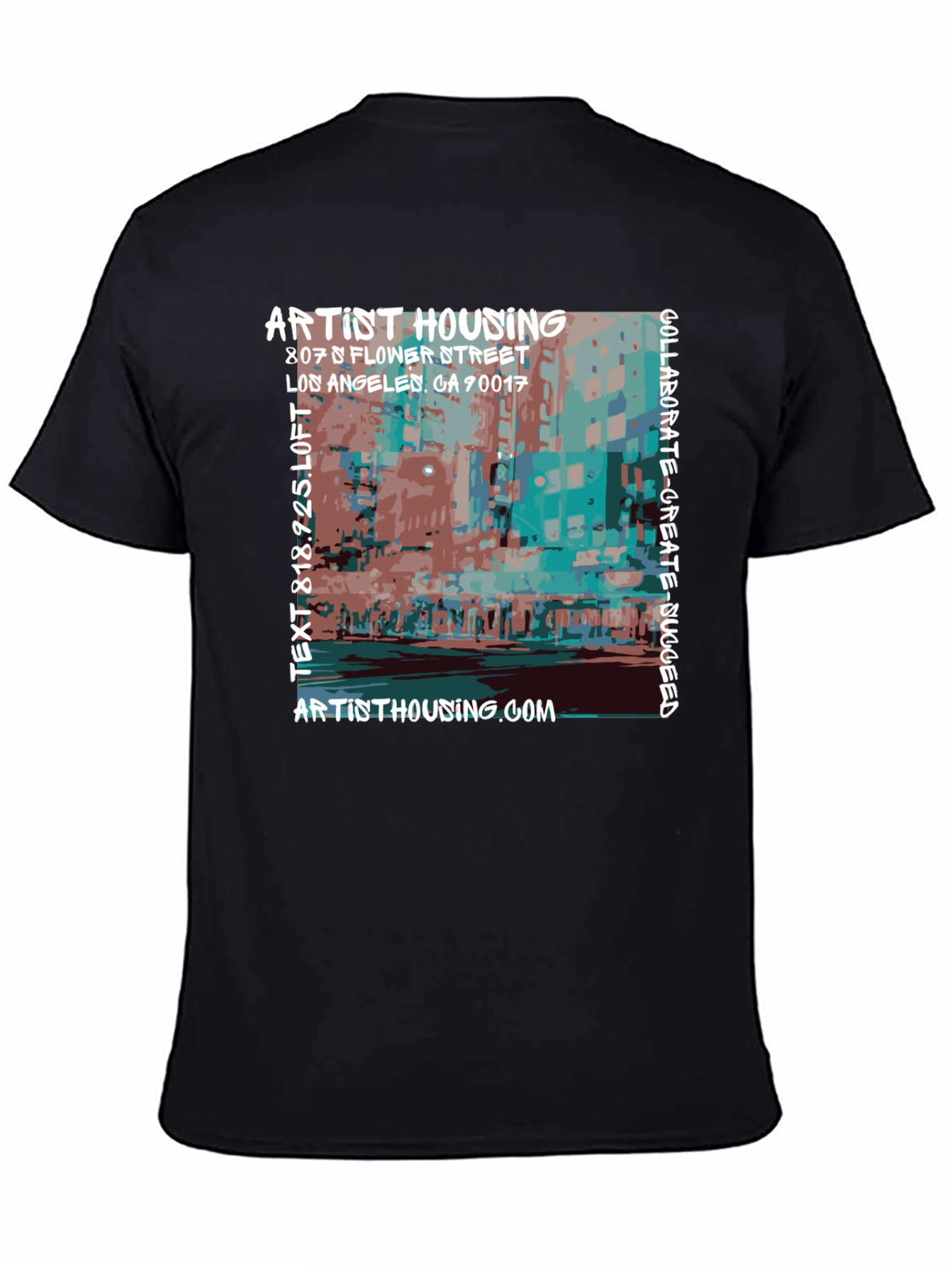 Artist Housing Graphic Tee - Collaborate Create Succeed