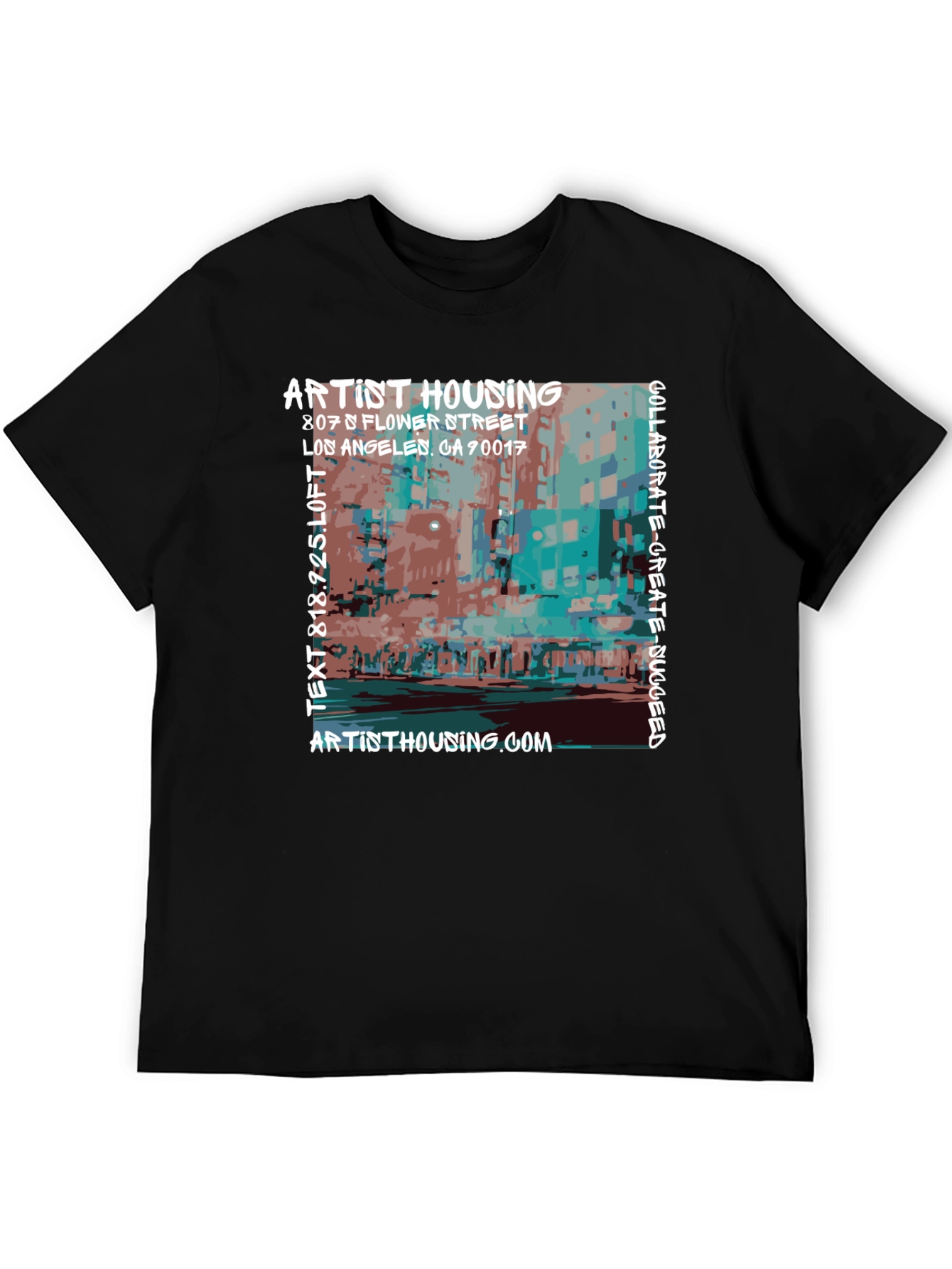 Artist Housing Graphic Tee - Collaborate Create Succeed