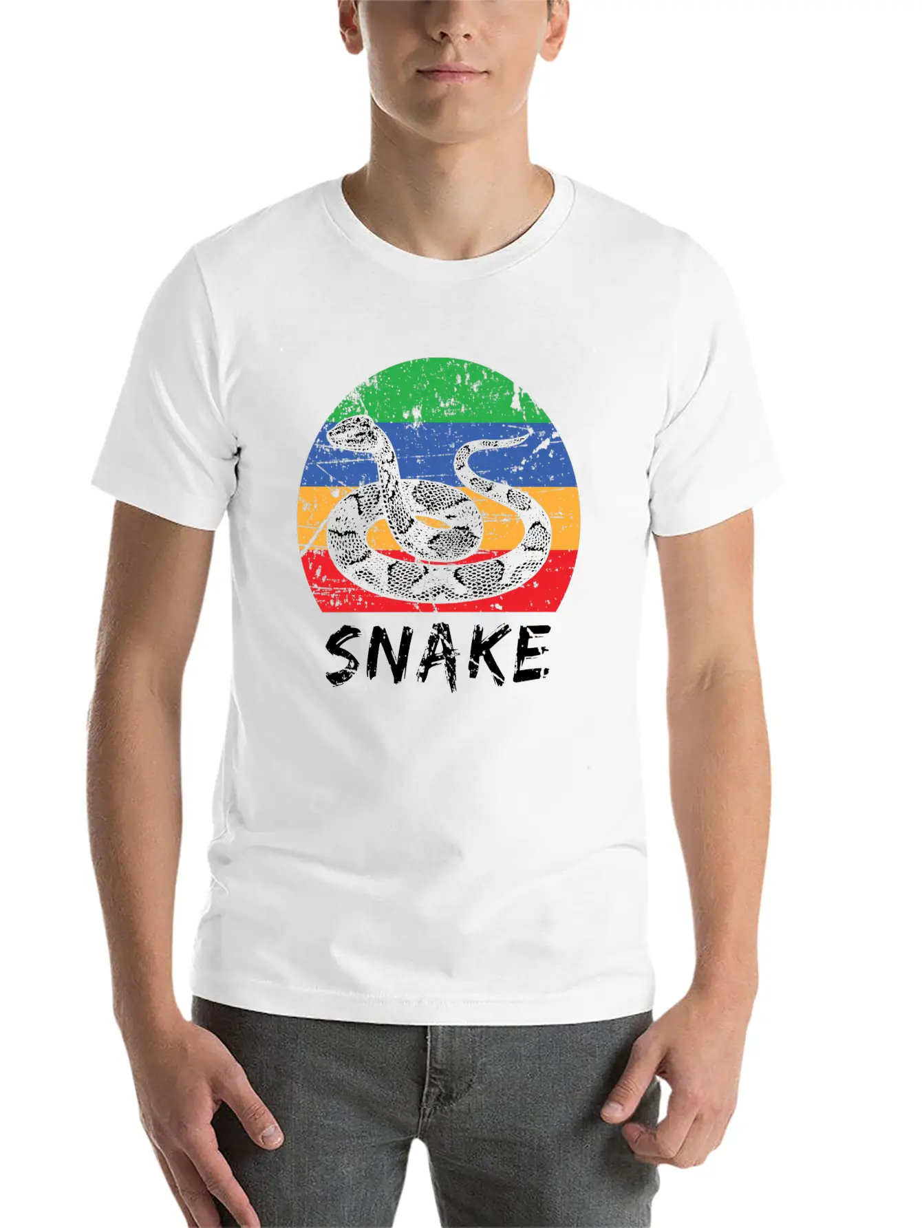 Snake Classic Fit Graphic Tee For Daily Comfort – Unisex Cotton Shirt