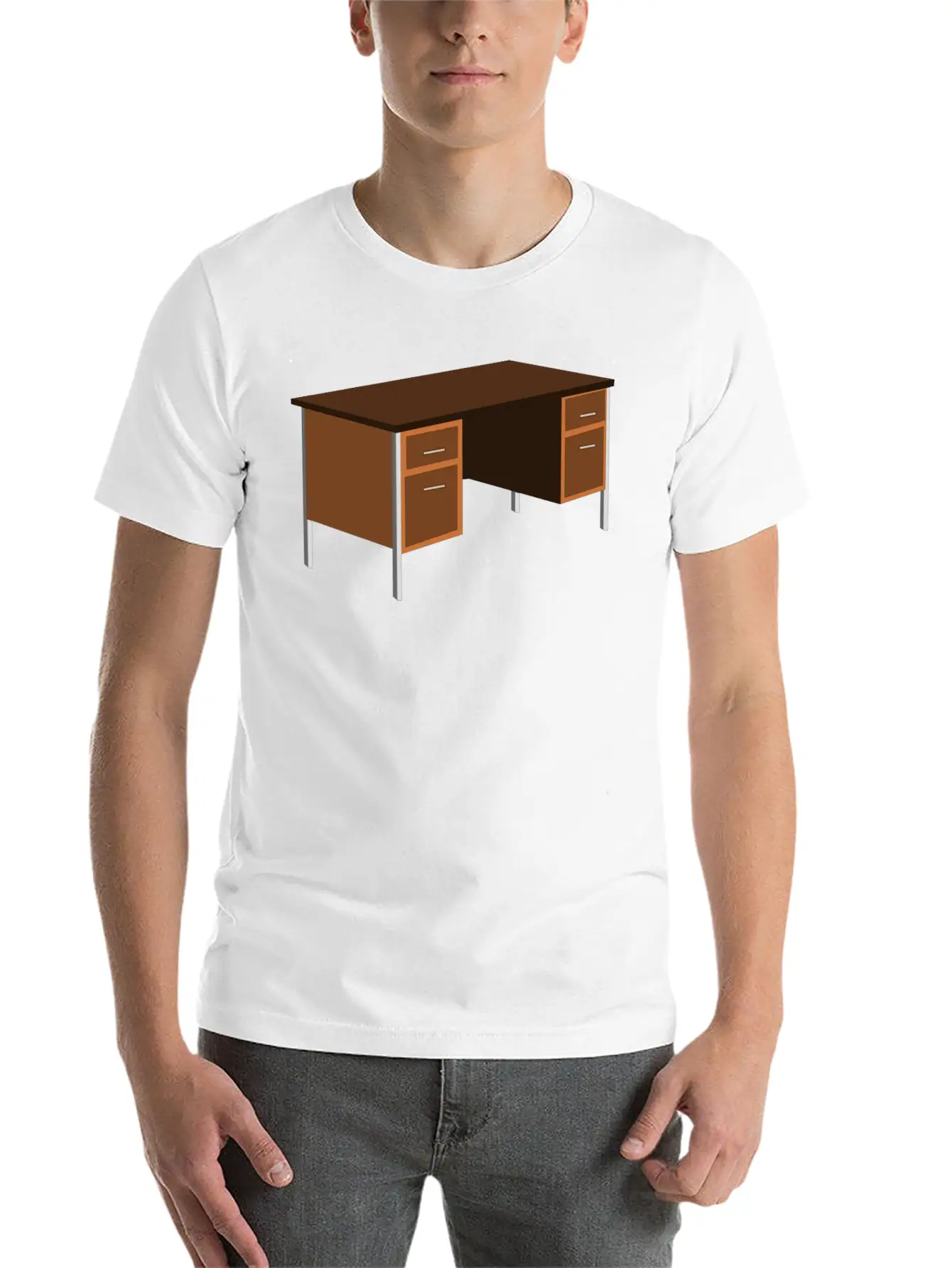 Sofa Couch Chair Table Stuhl Tisch Lamp Lampe Benc Lightweight Cotton T-Shirt – Daily Comfort Graphic Shirt