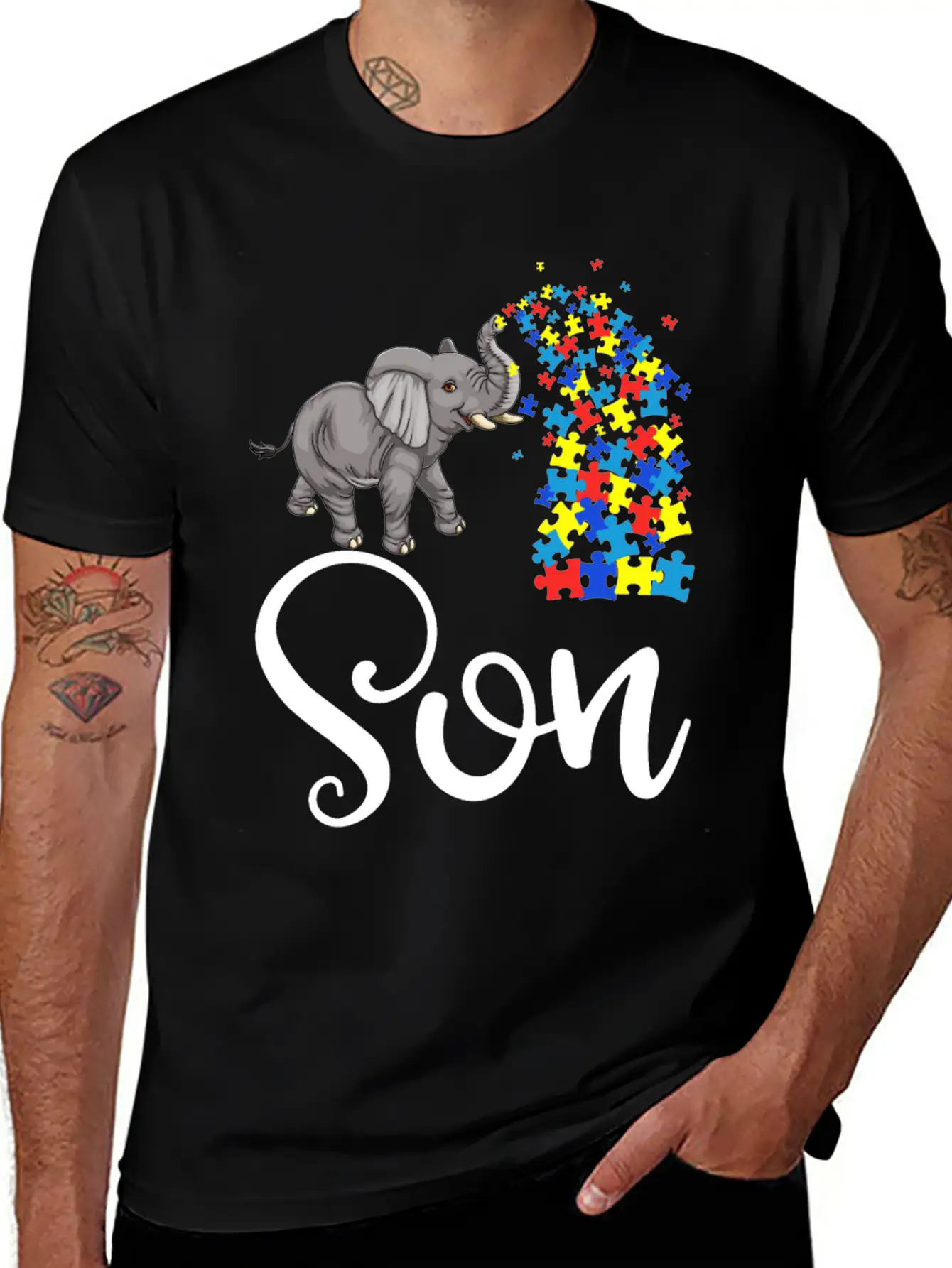 Son Elephant Relaxed Everyday Tee – Lightweight And Durable Cotton