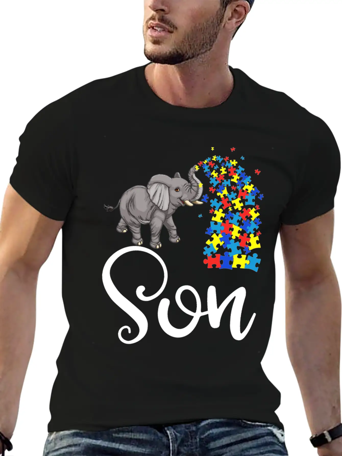 Son Elephant Relaxed Everyday Tee – Lightweight And Durable Cotton