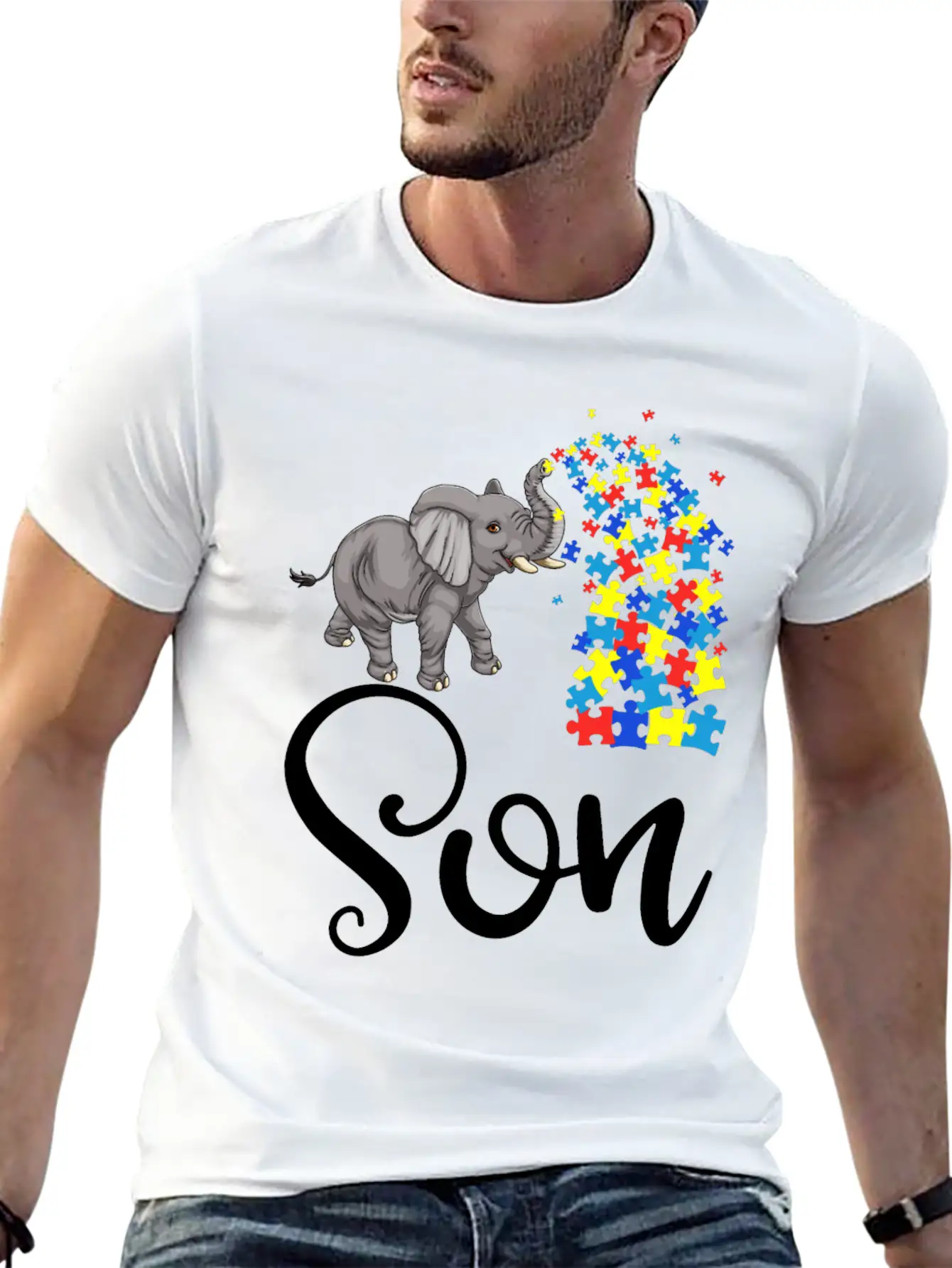 Son Elephant Relaxed Everyday Tee – Lightweight And Durable Cotton
