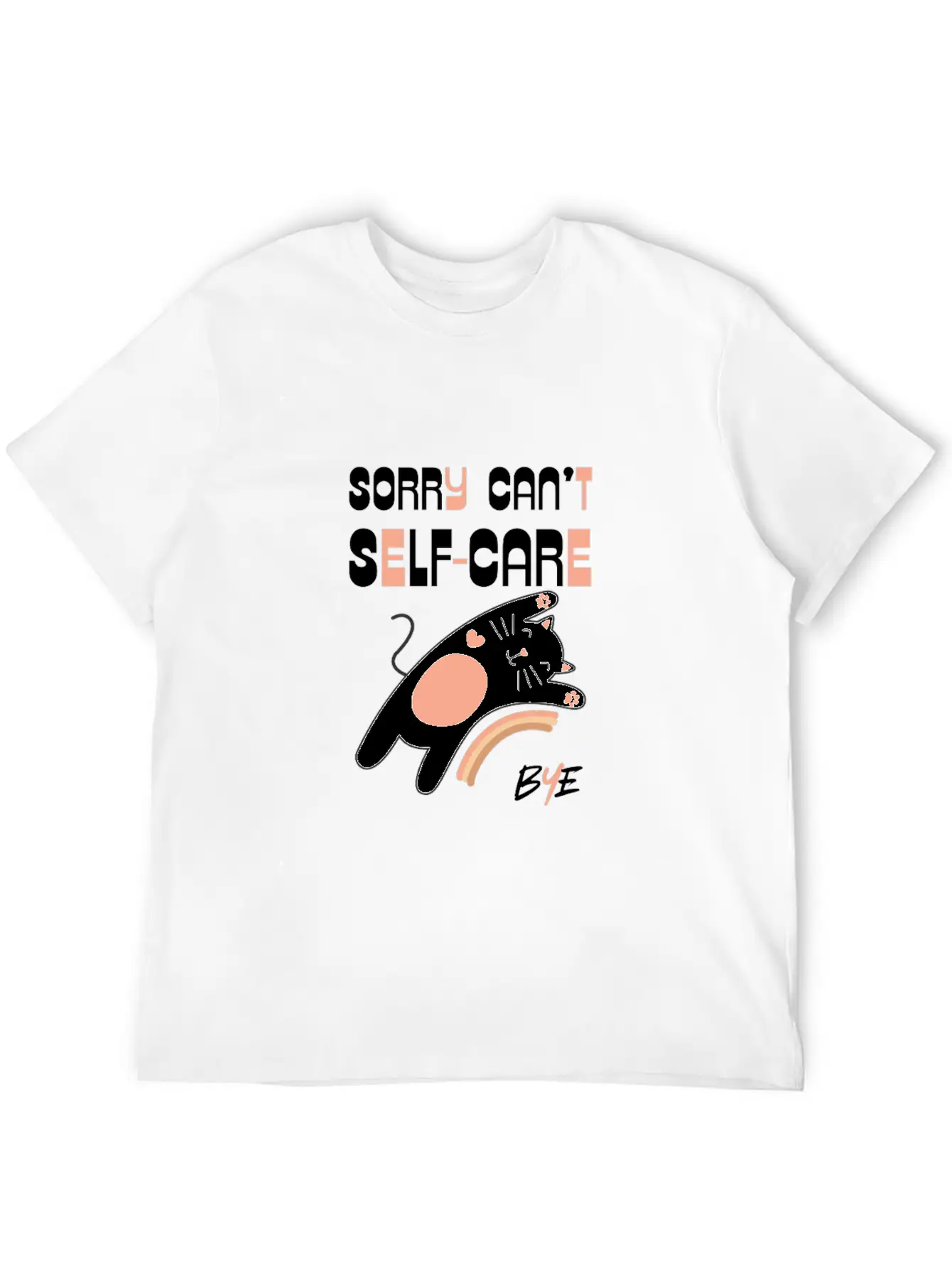 SORRY CAN'T SELF BYE Soft Cotton Short Sleeve Tee – Unisex Wardrobe Staple