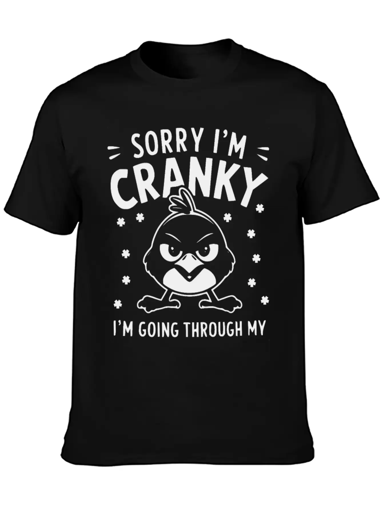 Sorry I'm Cranky I'm Going Through My Terrible 60 Classic Fit Graphic Tee For Daily Comfort – Unisex Cotton Shirt