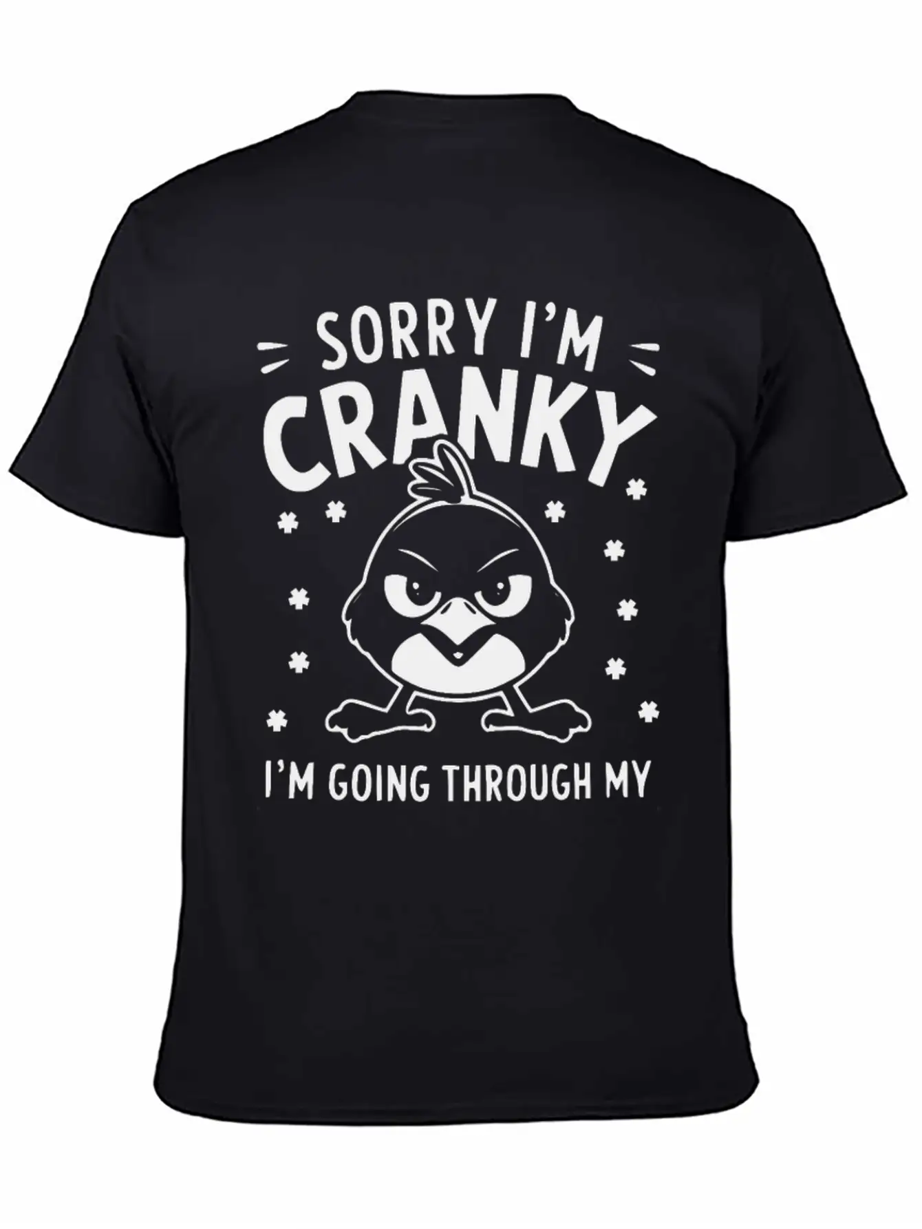 Sorry I'm Cranky I'm Going Through My Terrible 60 Classic Fit Graphic Tee For Daily Comfort – Unisex Cotton Shirt
