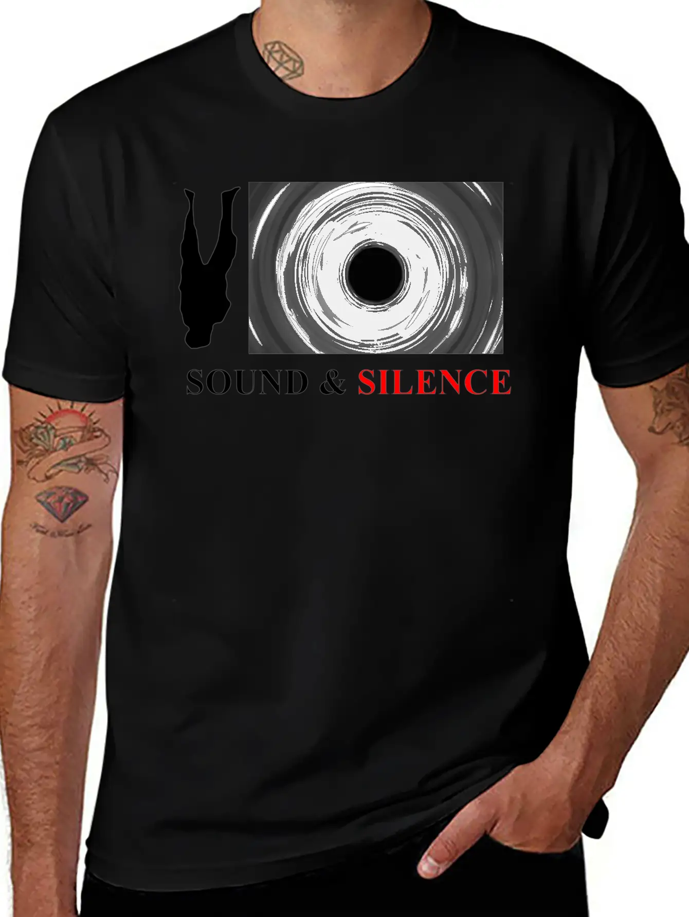 Sound And Silence Comfortable Minimalist Graphic Tee – Summer Style Essential