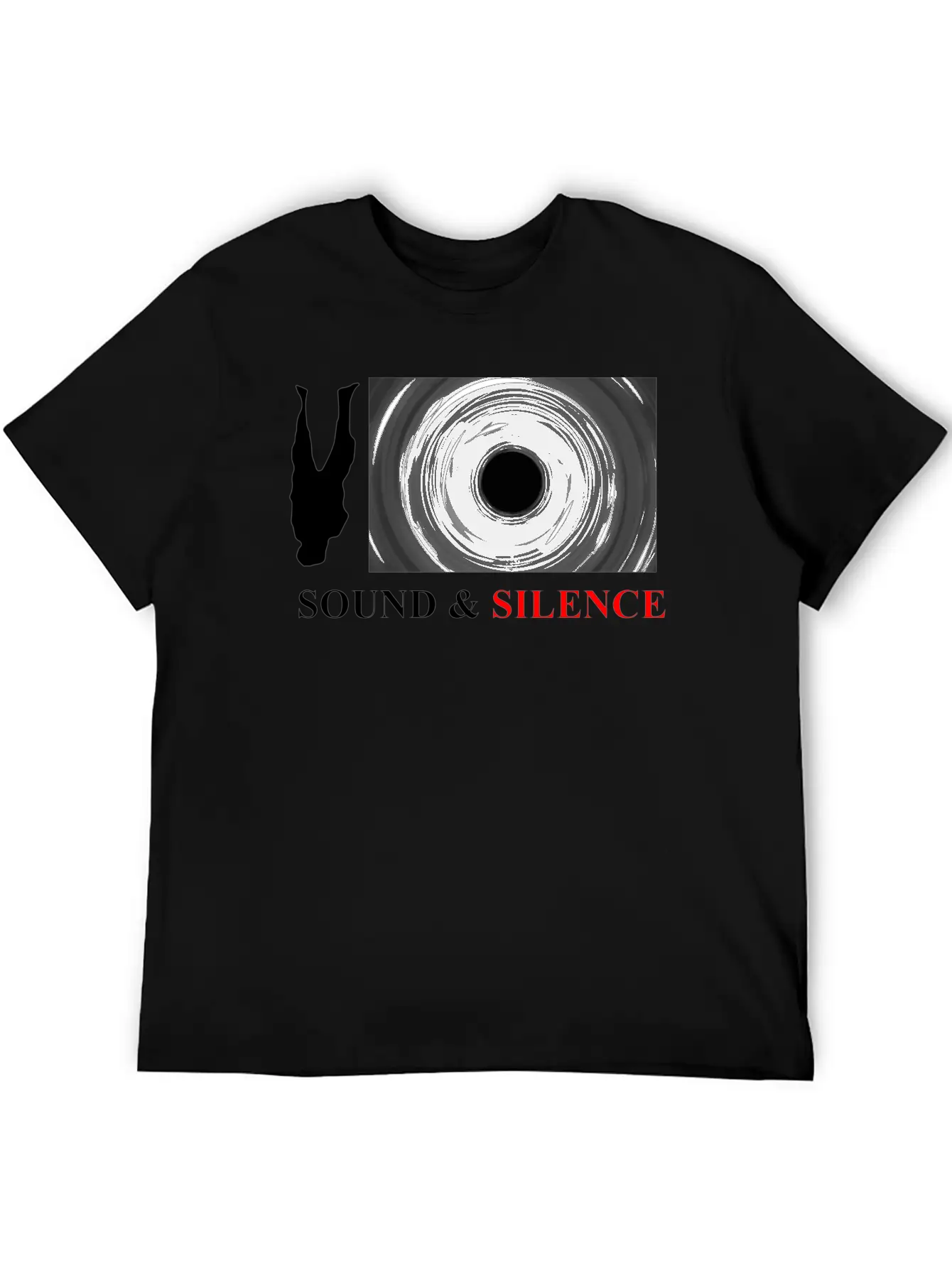 Sound And Silence Comfortable Minimalist Graphic Tee – Summer Style Essential