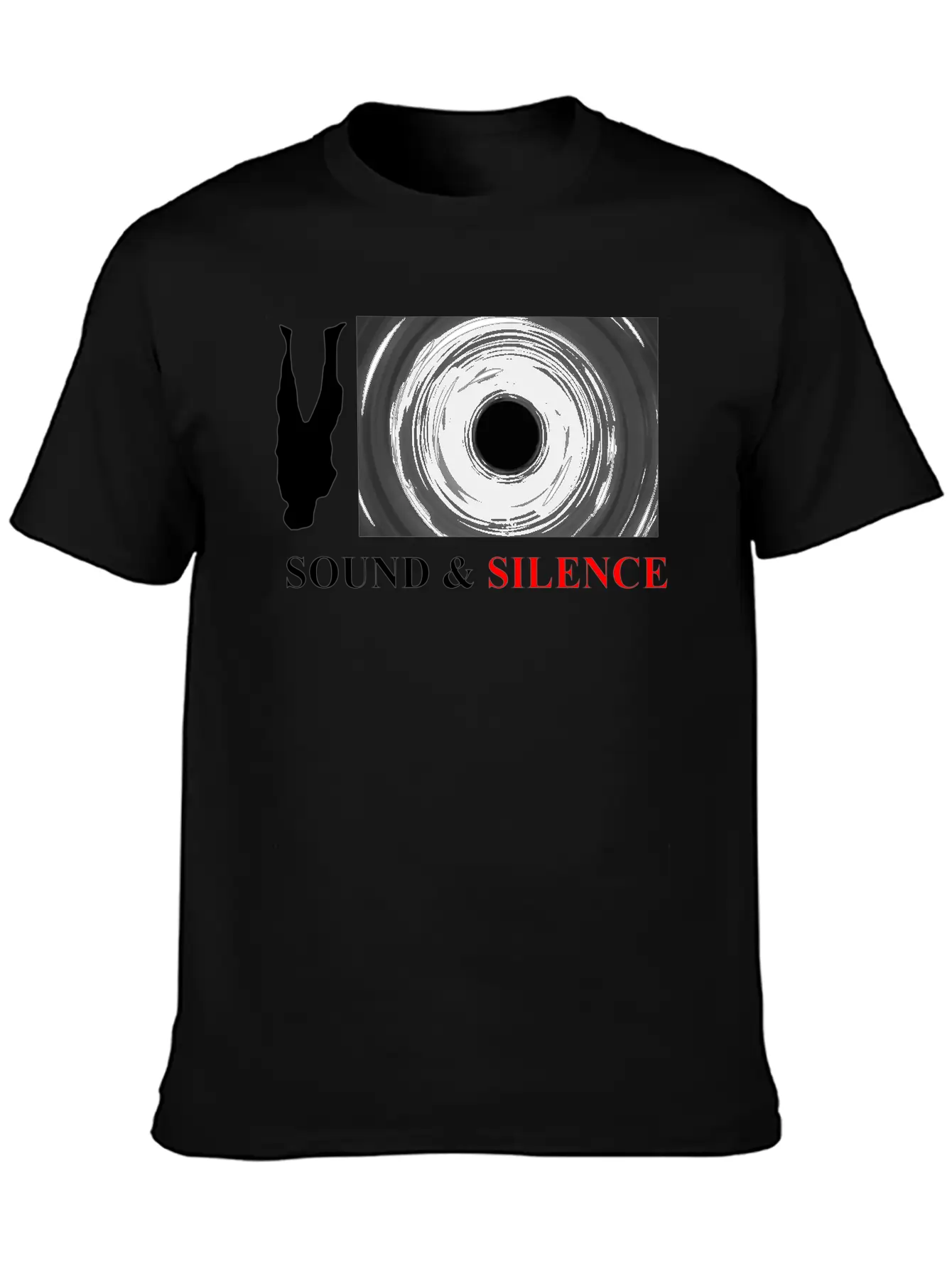 Sound And Silence Comfortable Minimalist Graphic Tee – Summer Style Essential