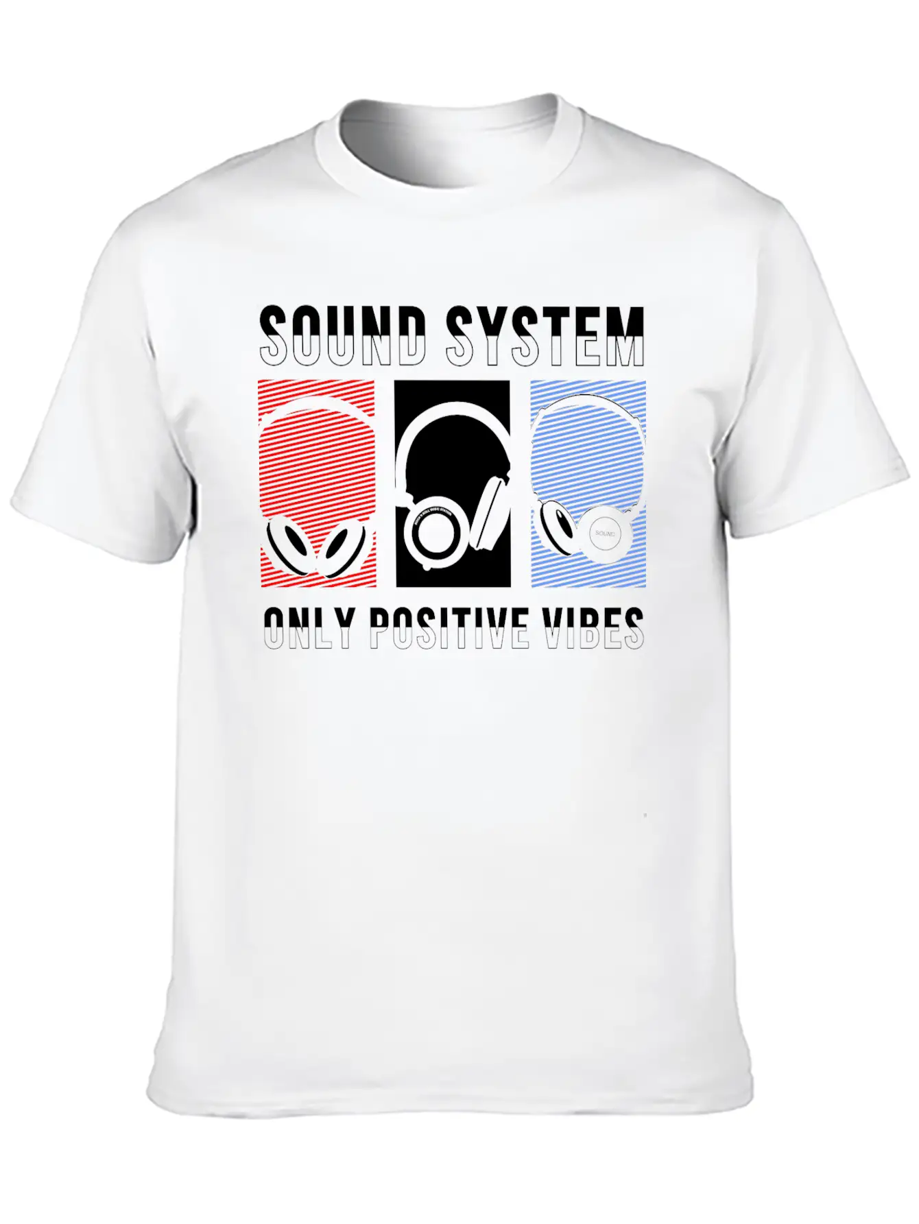 Sound System SHIRT Lightweight Cotton T-Shirt – Daily Comfort Graphic Shirt