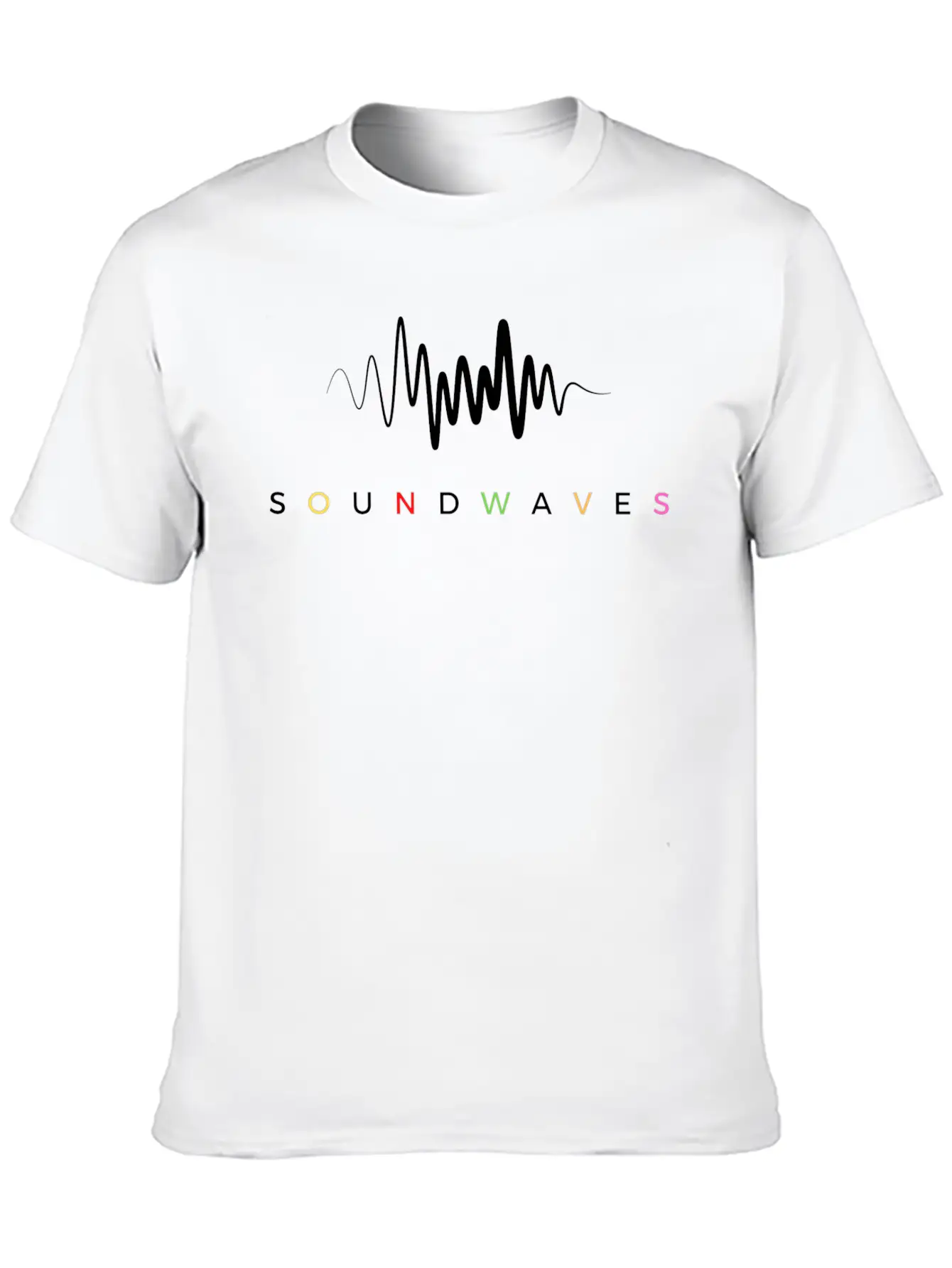 Soundwaves Essential Cotton Tee For Daily Outfits – Unisex Style