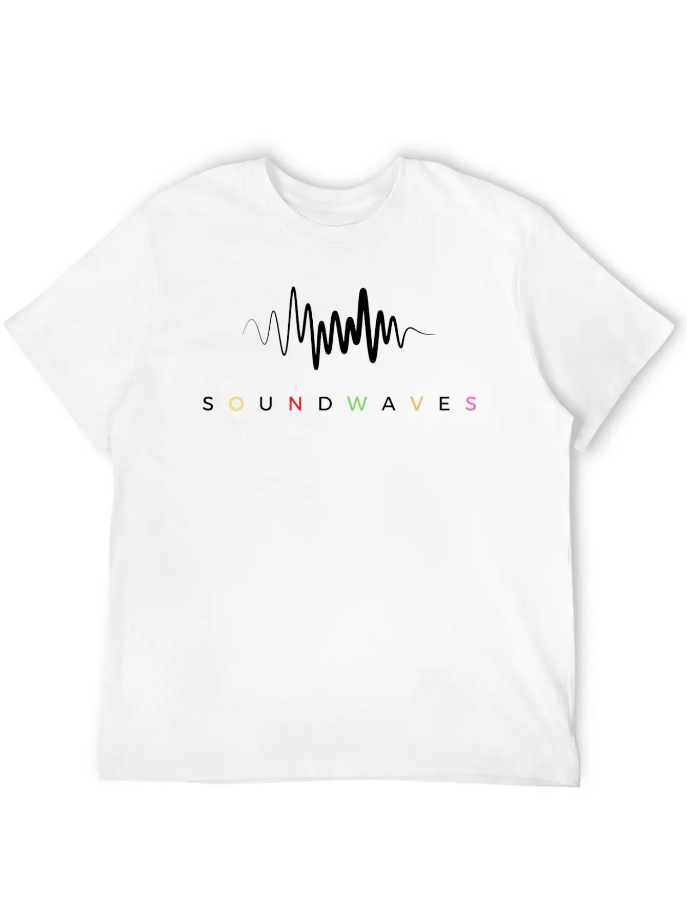 Soundwaves Essential Cotton Tee For Daily Outfits – Unisex Style