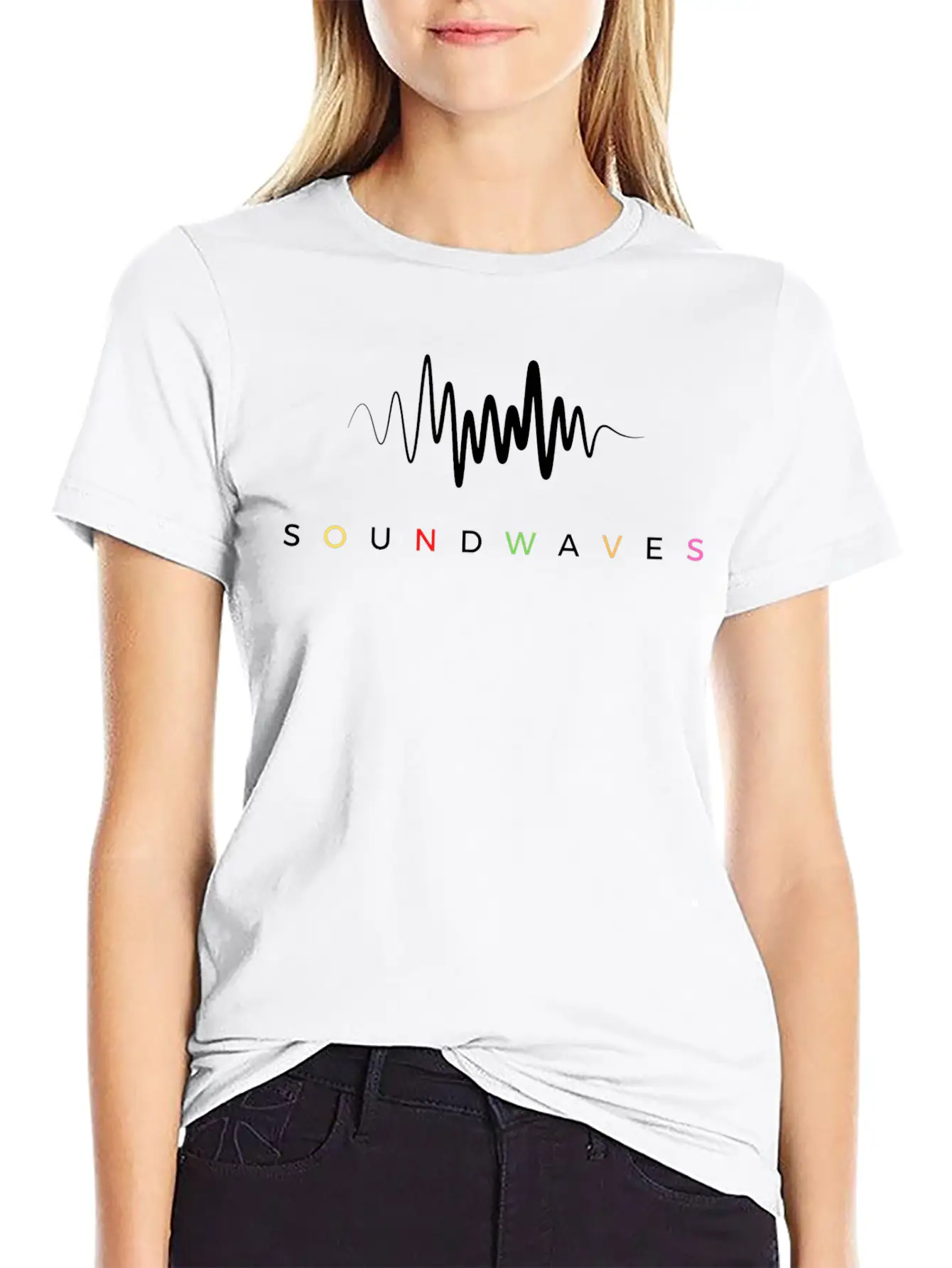 Soundwaves Essential Cotton Tee For Daily Outfits – Unisex Style