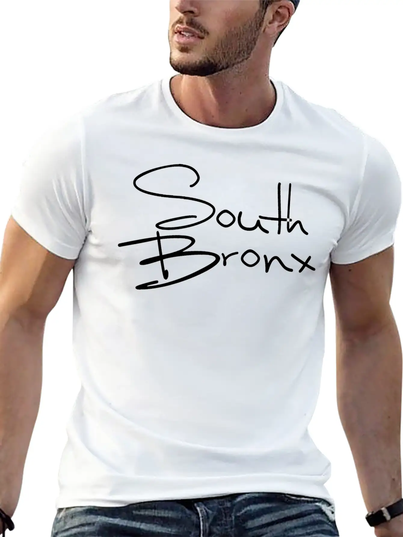 South Bronx Lightweight Cotton T-Shirt – Daily Comfort Graphic Shirt
