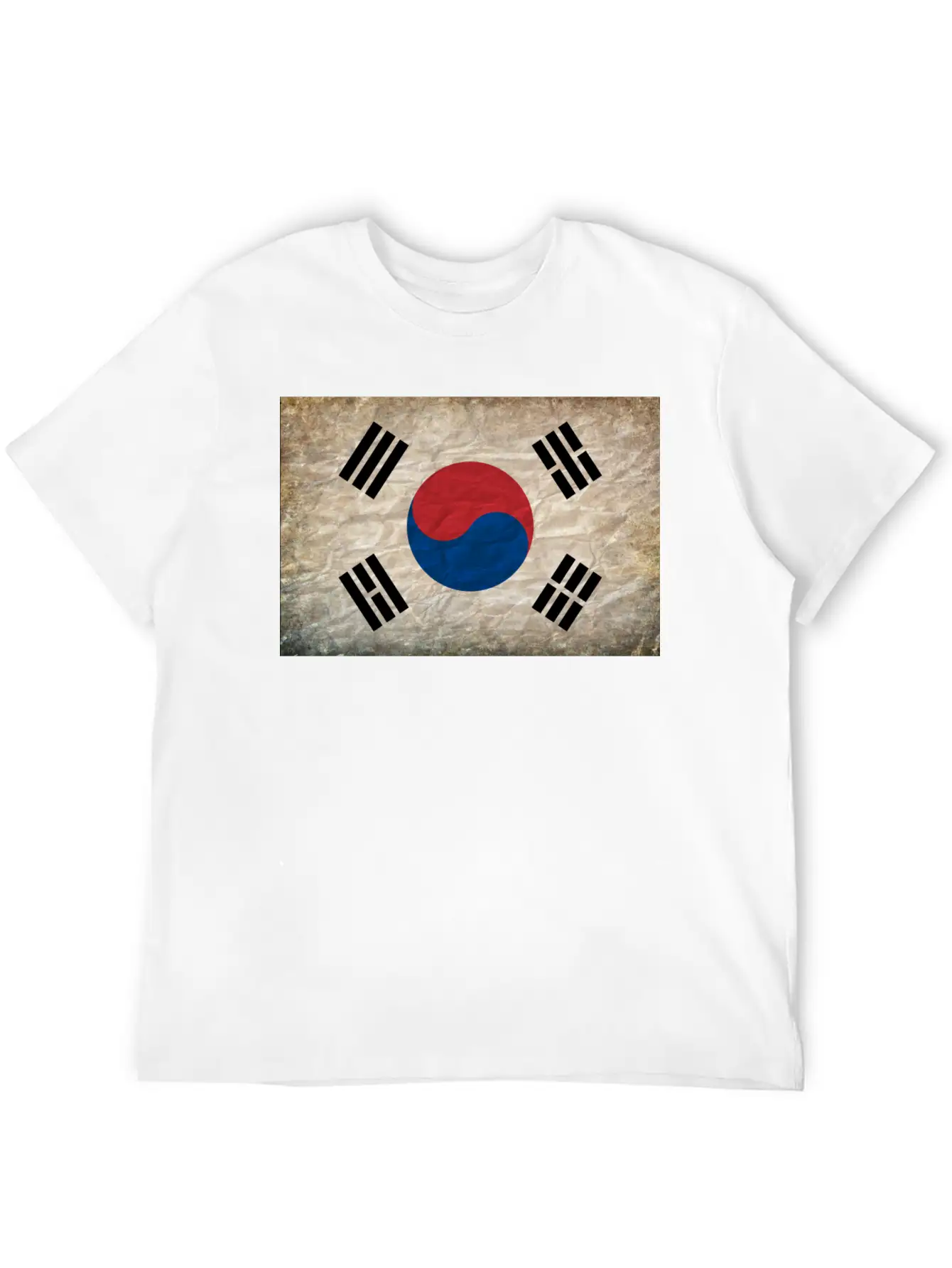 South Korea Flag Relaxed Everyday Tee – Lightweight And Durable Cotton
