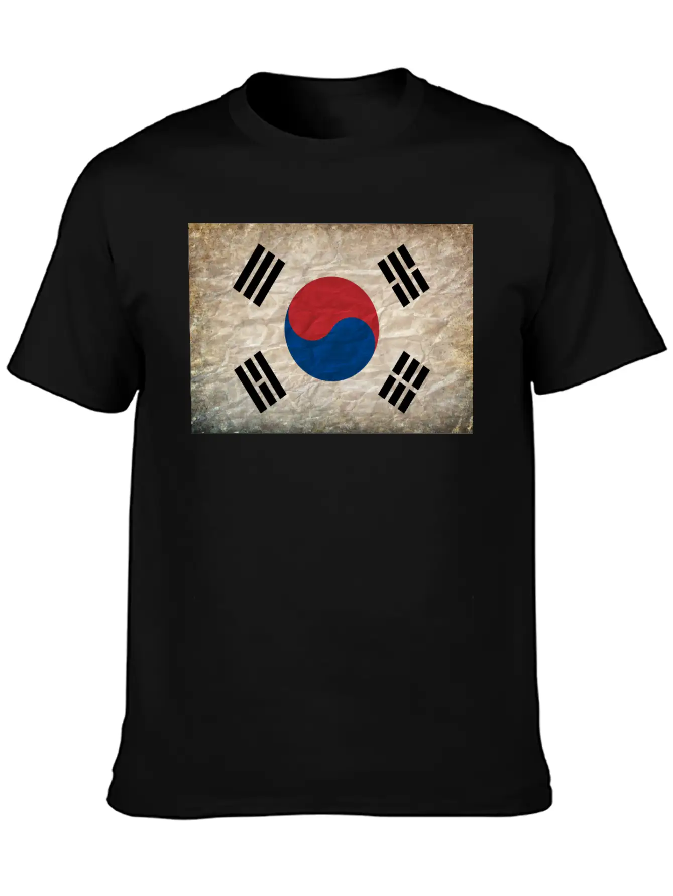 South Korea Flag Relaxed Everyday Tee – Lightweight And Durable Cotton
