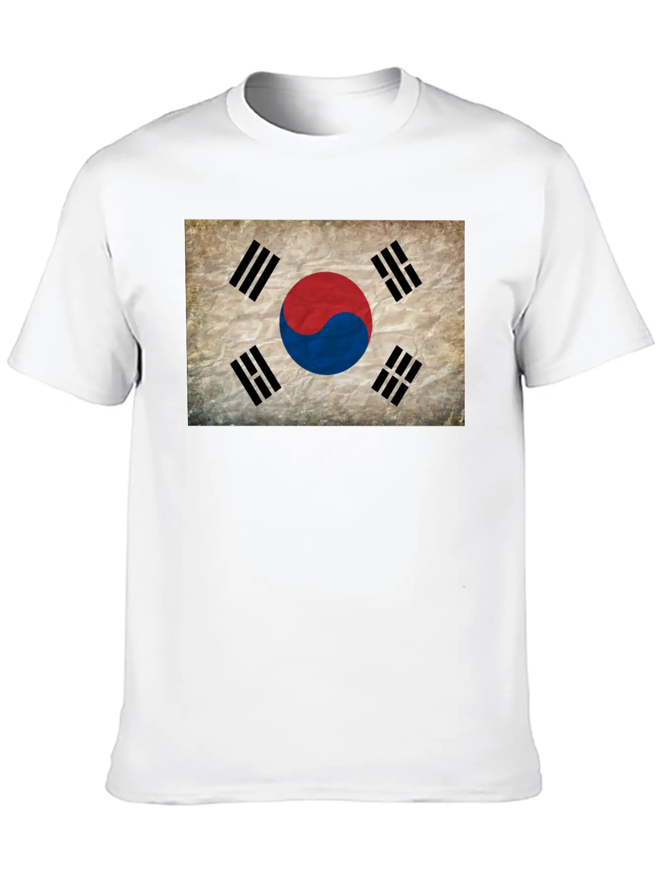 South Korea Flag Relaxed Everyday Tee – Lightweight And Durable Cotton