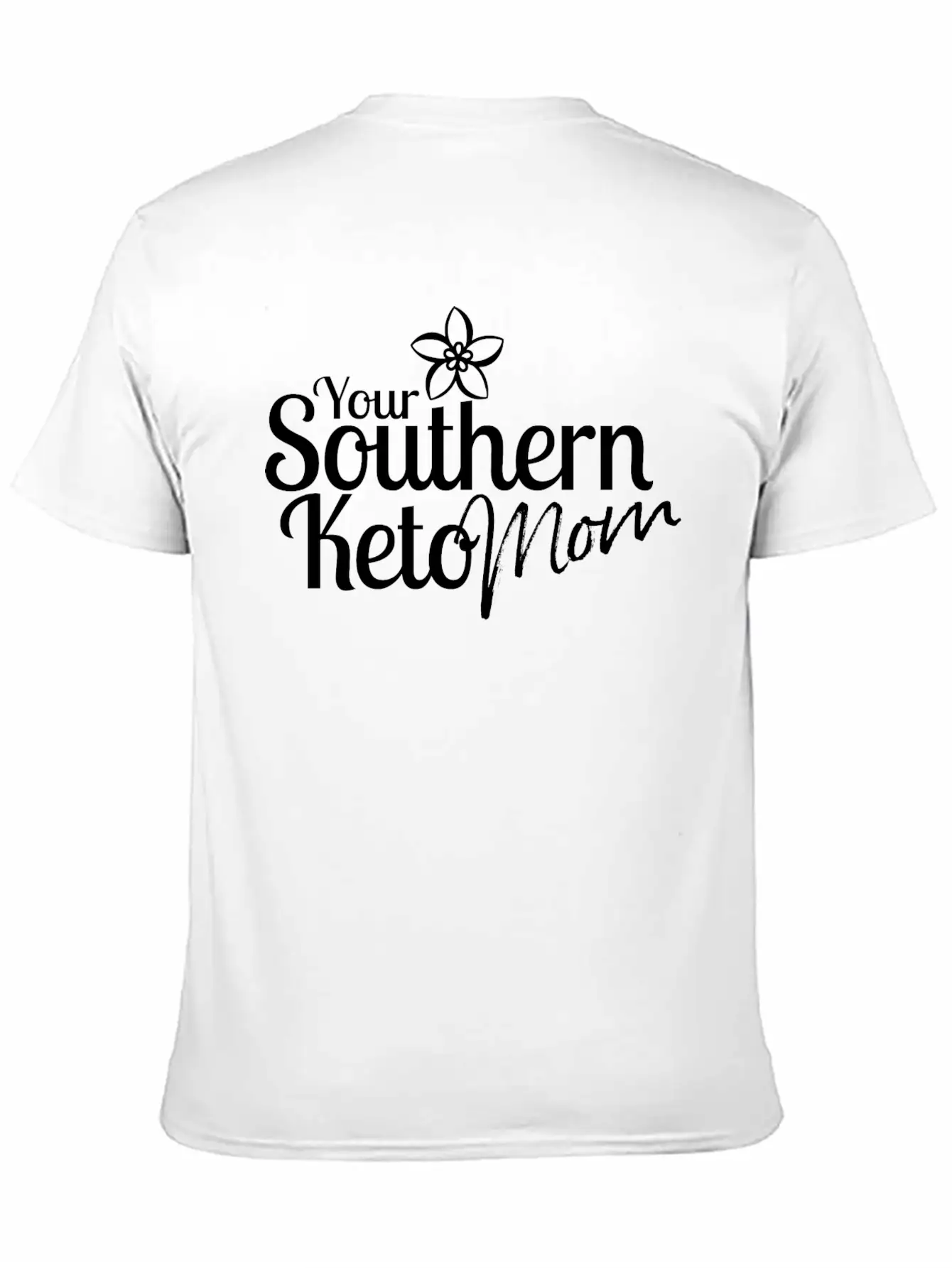 Southern Keto Mom - White Classic Fit Graphic Tee For Daily Comfort – Unisex Cotton Shirt
