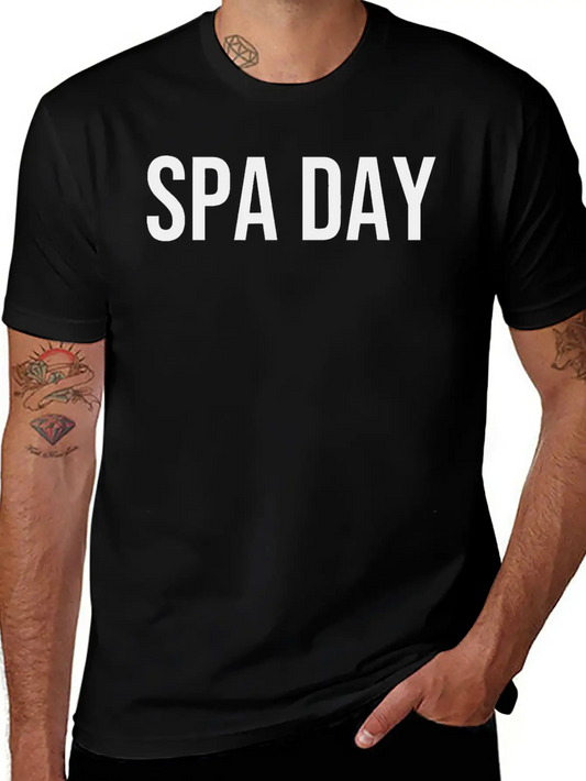 Spa Day Modern Fit Casual T-Shirt ��� Clean And Versatile Design