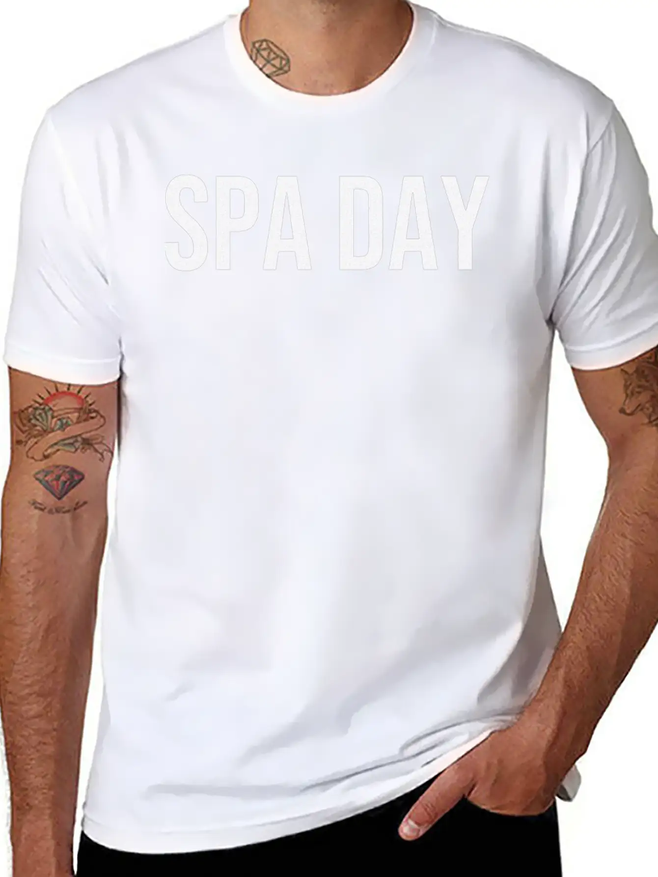 Spa Day Modern Fit Casual T-Shirt ��� Clean And Versatile Design