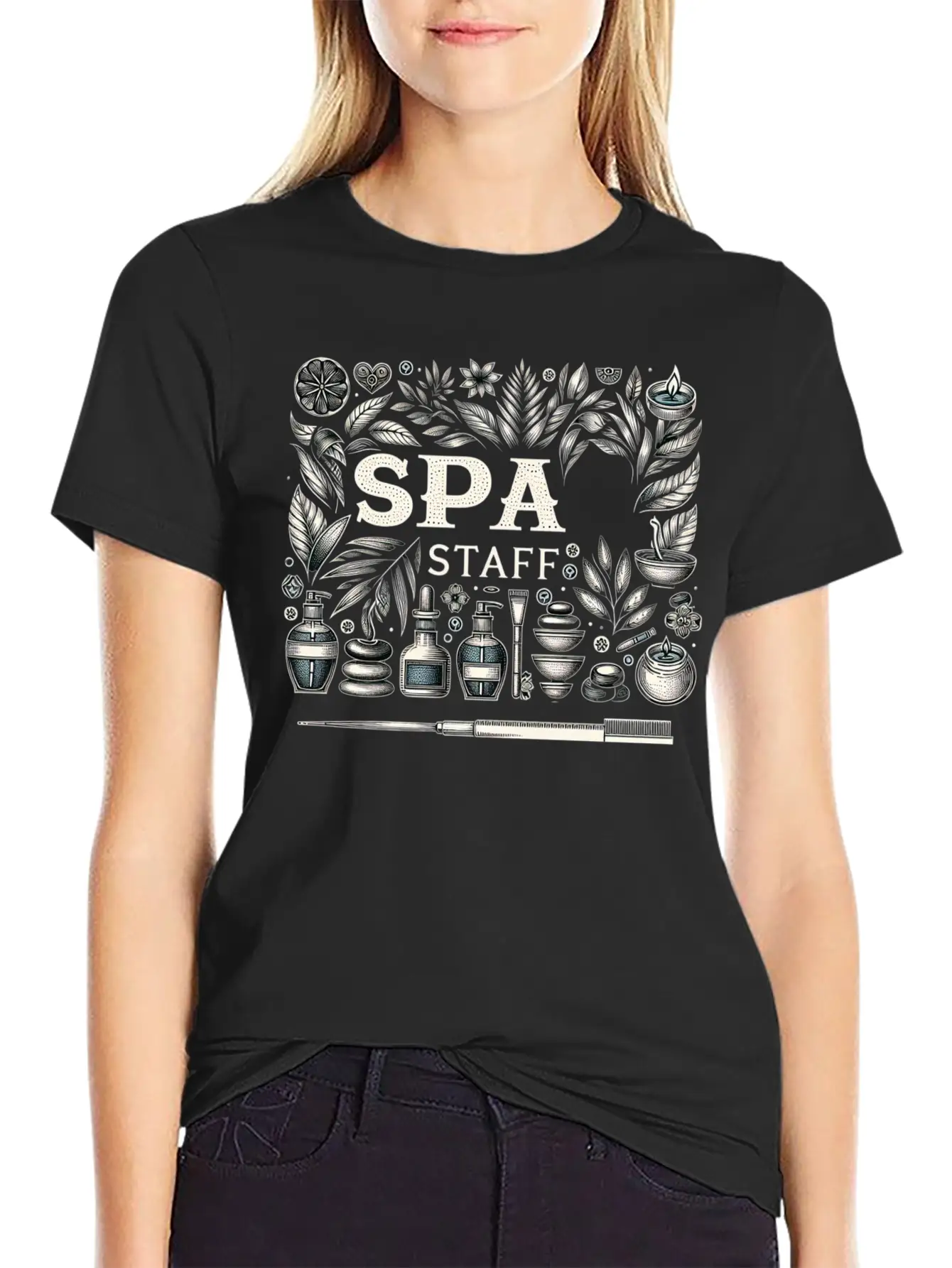 Spa Staff 5 Stylish Everyday T-Shirt – Unisex Basic Cotton Tee