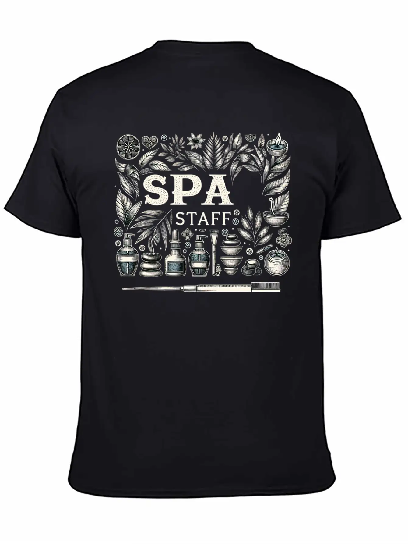 Spa Staff 5 Stylish Everyday T-Shirt – Unisex Basic Cotton Tee
