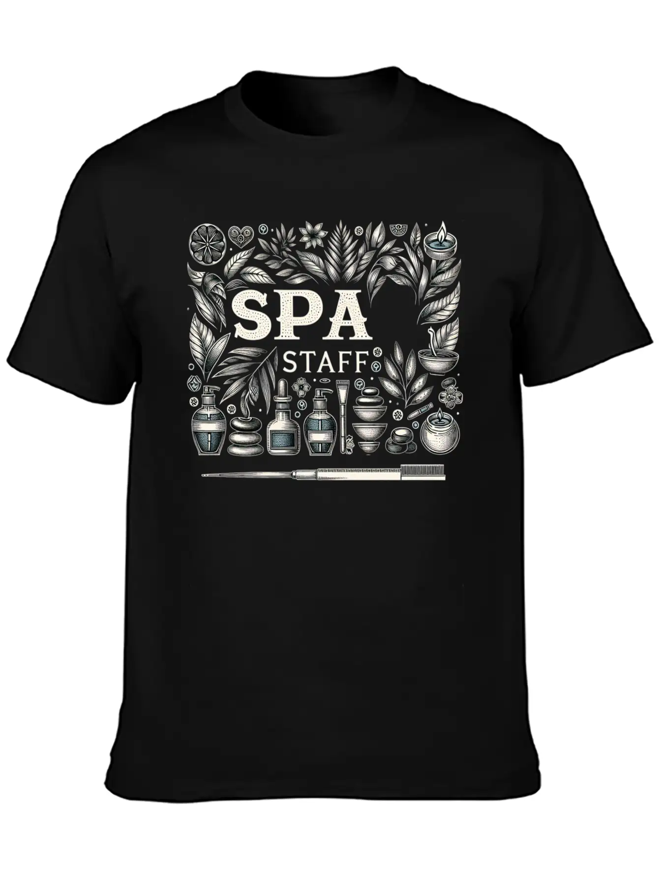 Spa Staff 5 Stylish Everyday T-Shirt – Unisex Basic Cotton Tee