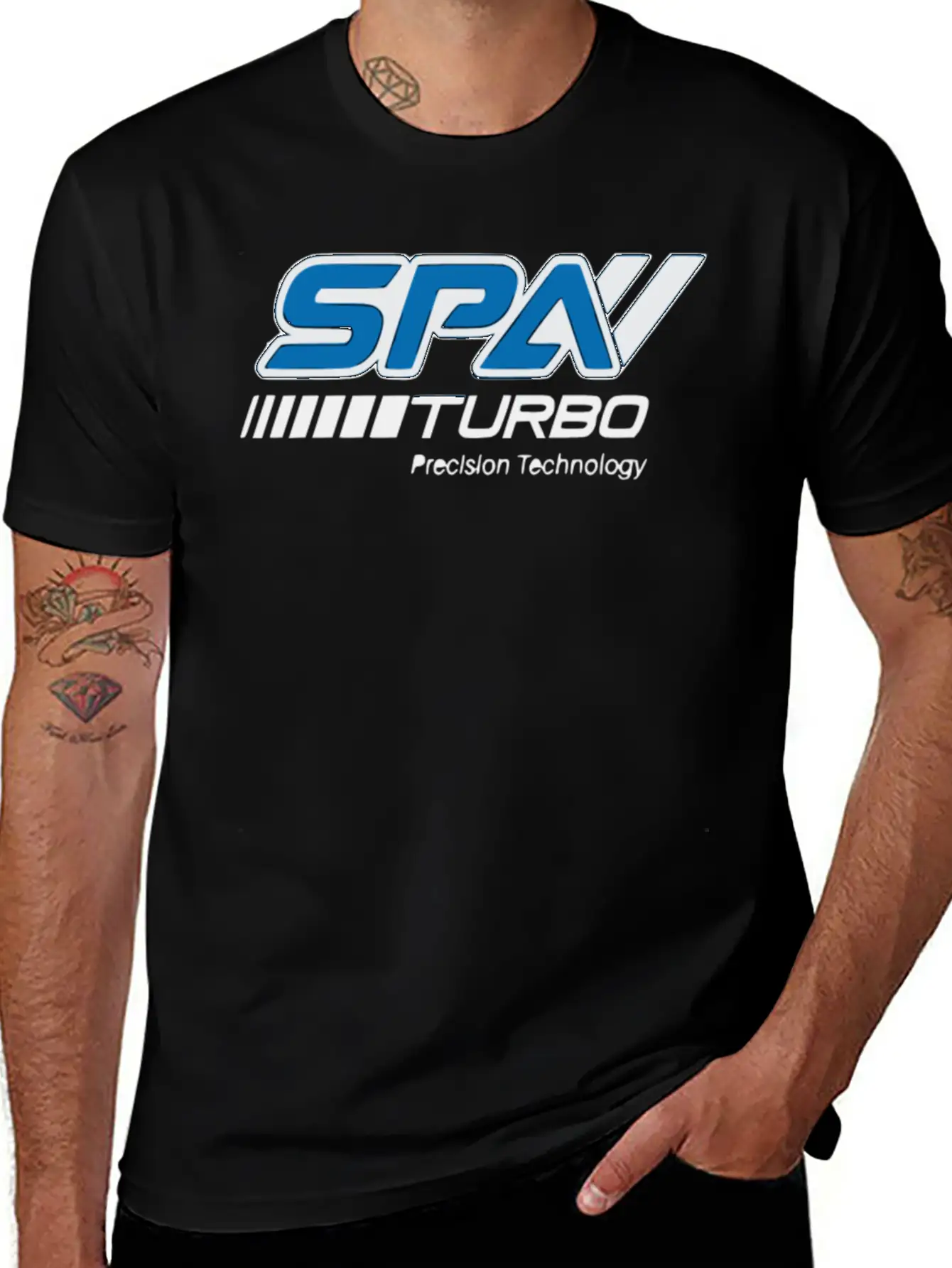SPA TURBO Lightweight Cotton T-Shirt – Daily Comfort Graphic Shirt