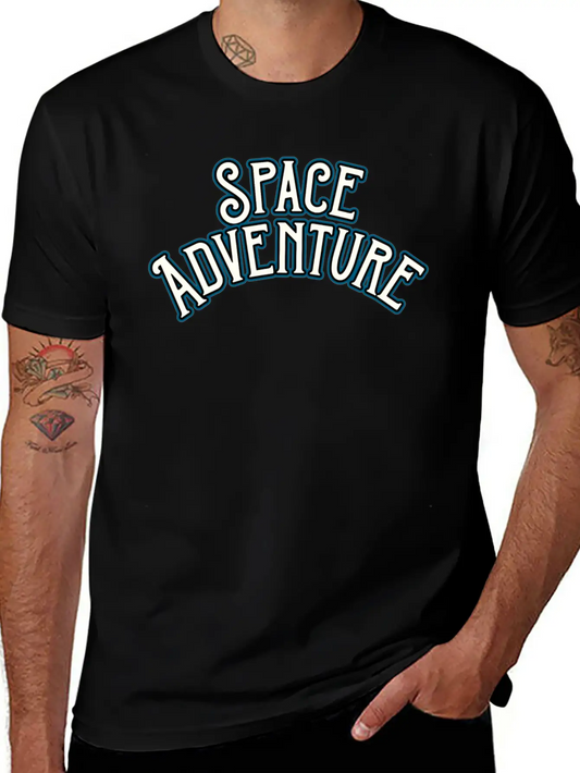 Space Adventure Lightweight Cotton T-Shirt – Daily Comfort Graphic Shirt